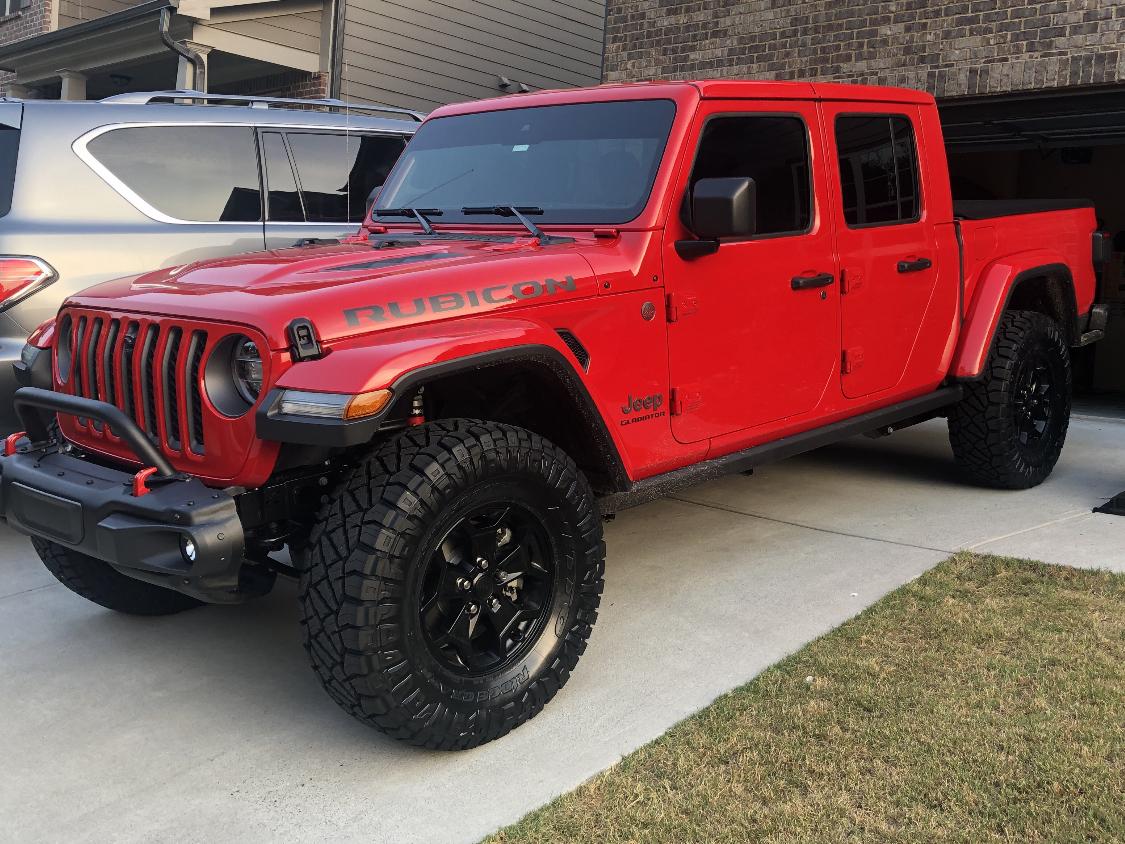 Jeep Gladiator LE wheels and tires Nitto 35’s E983A9C9-44CF-40D2-9D42-E4A29CEAFE2E