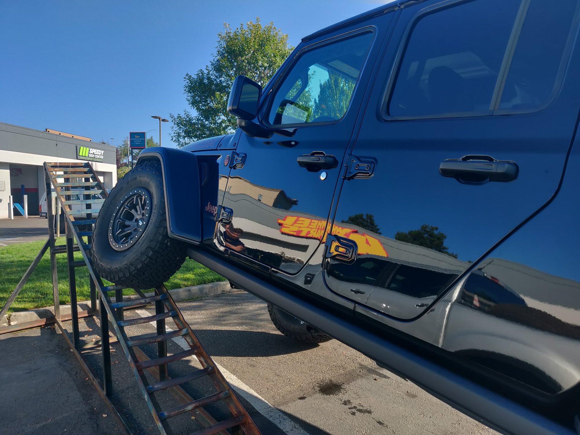 Jeep Gladiator Tried out the Mopar lift and 37s on the rti ramp IMG_20190819_173212