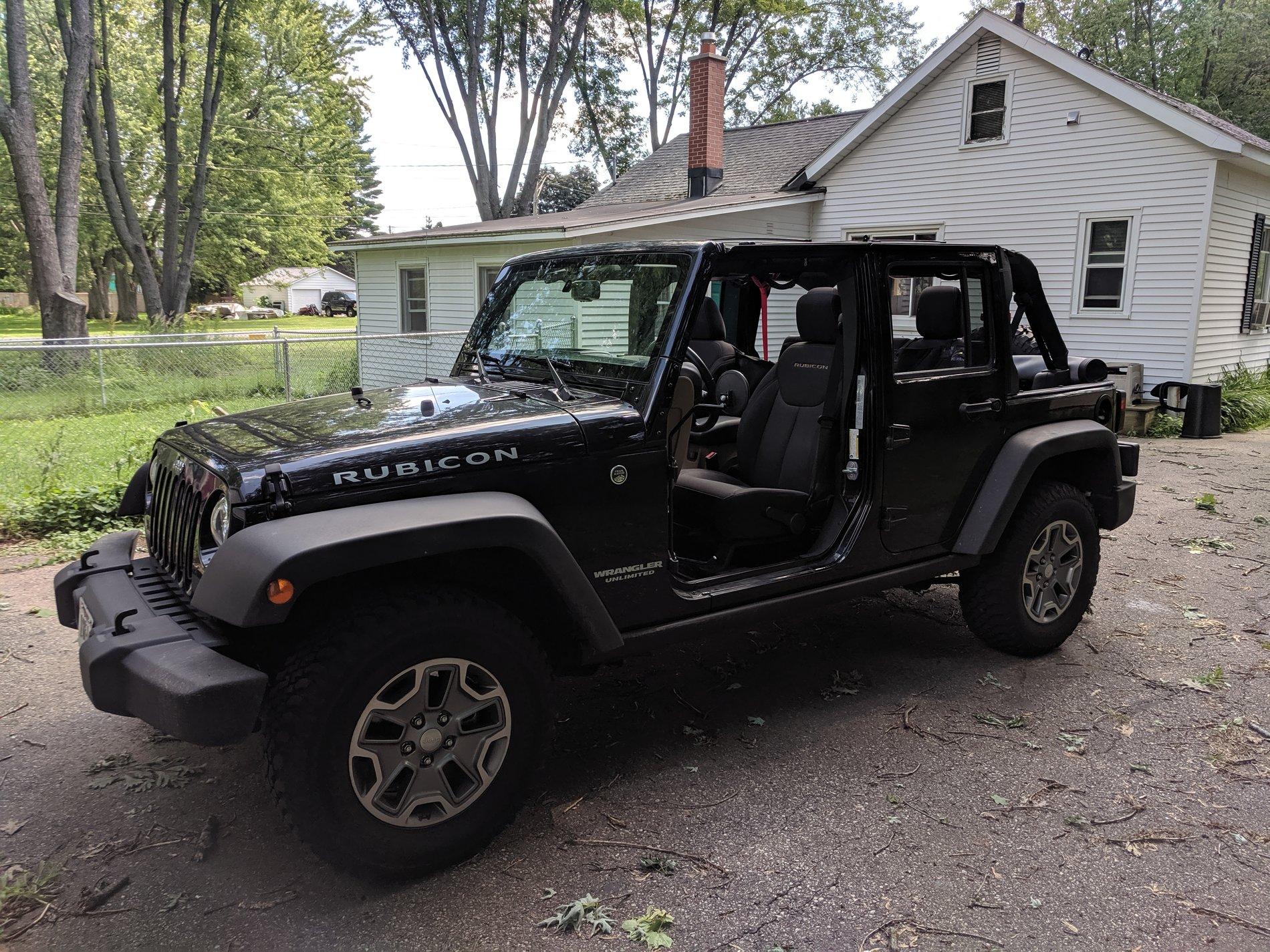 Jeep Gladiator Is it dorky to only take off the front doors?? POLL IMG_20190722_122113
