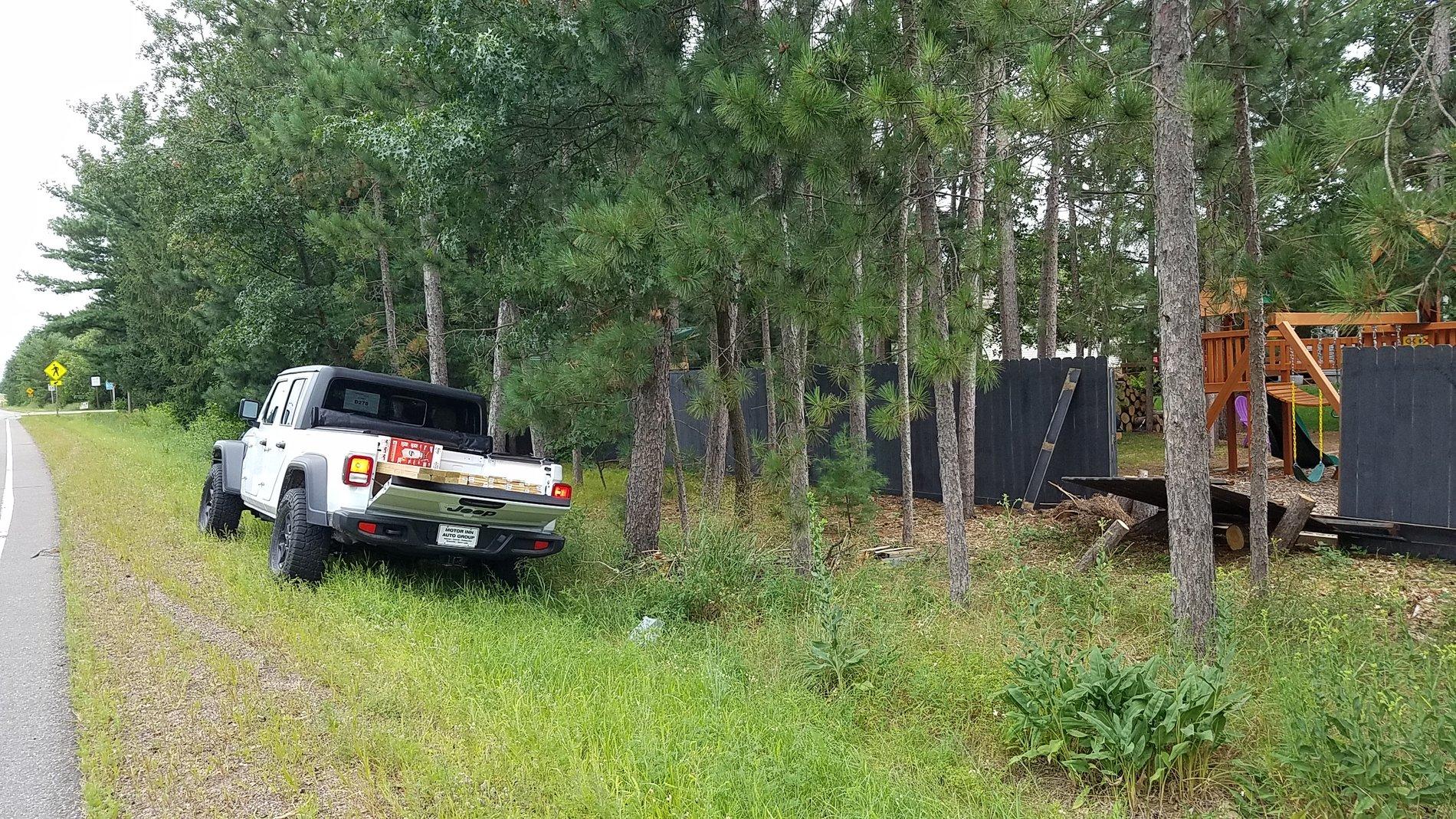 Jeep Gladiator Finally the bed hauling... 20190818_111641