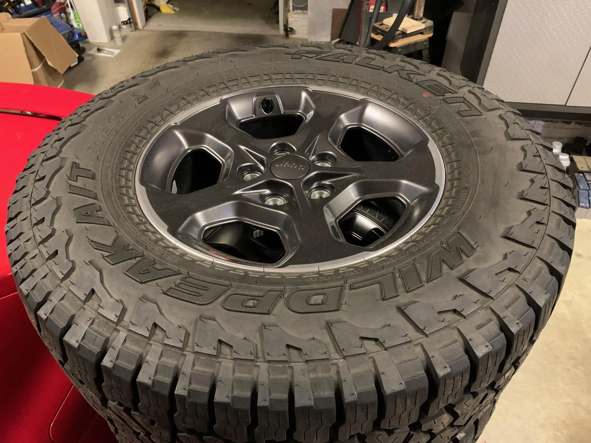 Jeep Gladiator 5x Gladiator Rubicon OEM Wheels Tires TPMS JT IMG_1594