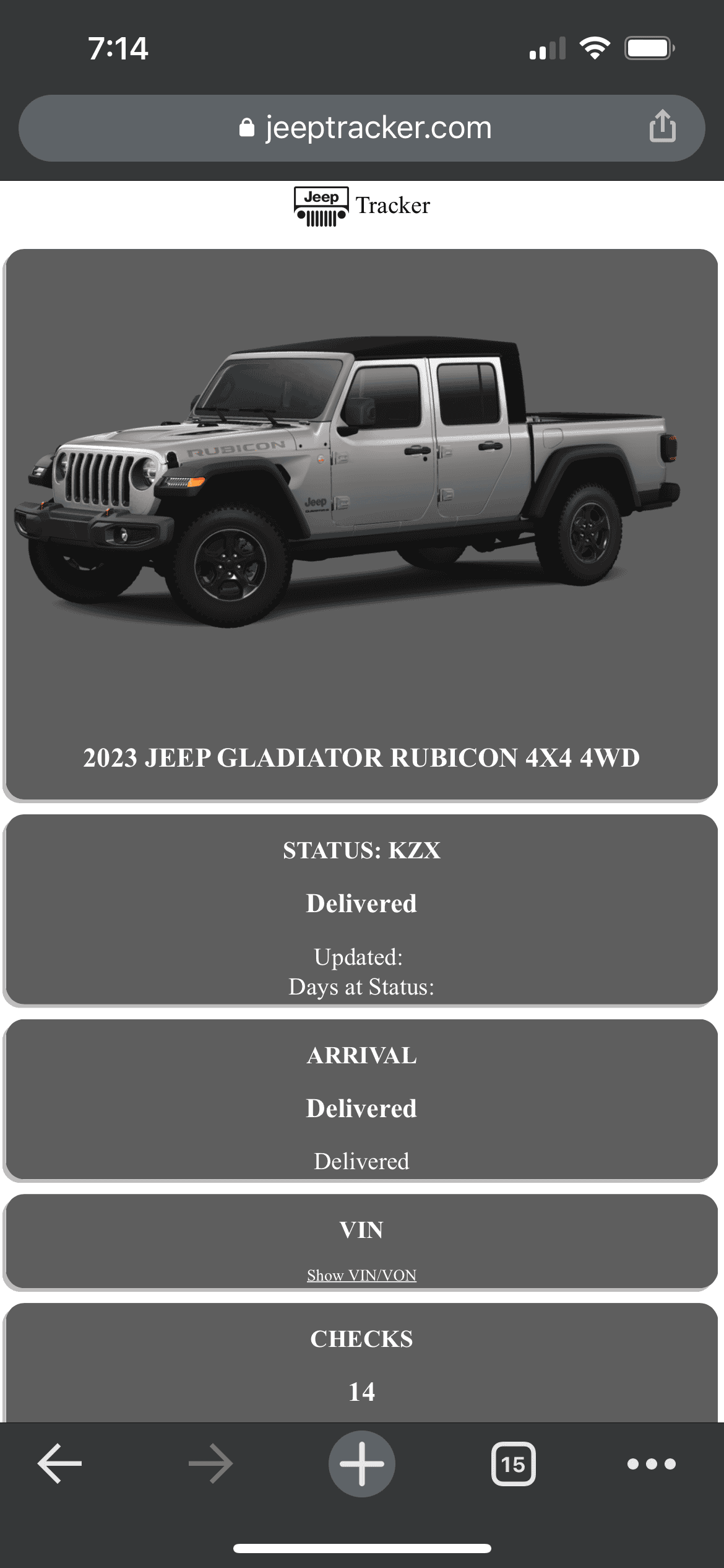 Jeep Gladiator 2023 Jeep Gladiator Order…What step are you in? 3B0D7537-5C56-4171-8D42-87C943D700FD