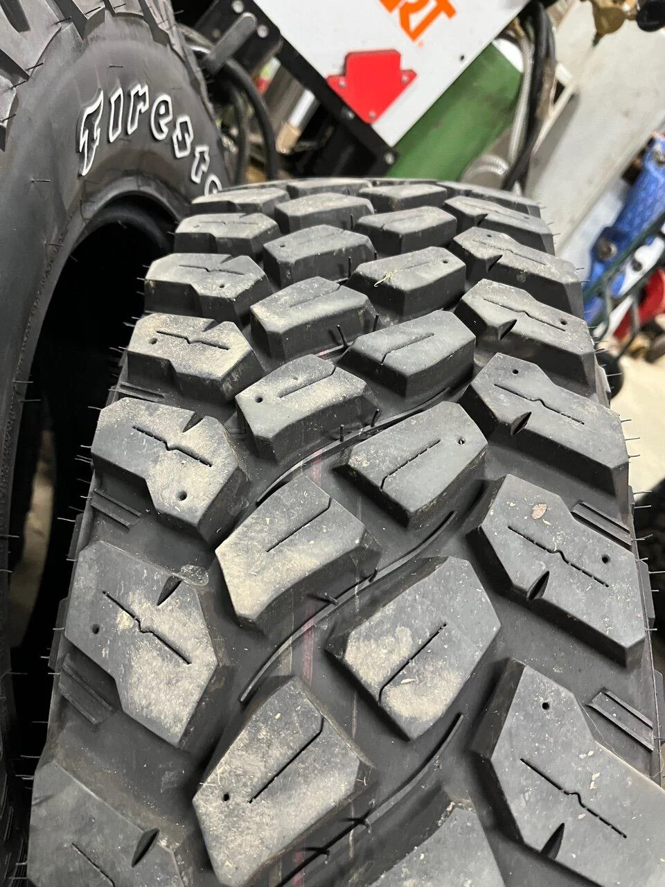 Jeep Gladiator Firestone destination MT2's 255/75r17 LRC IMG_1510