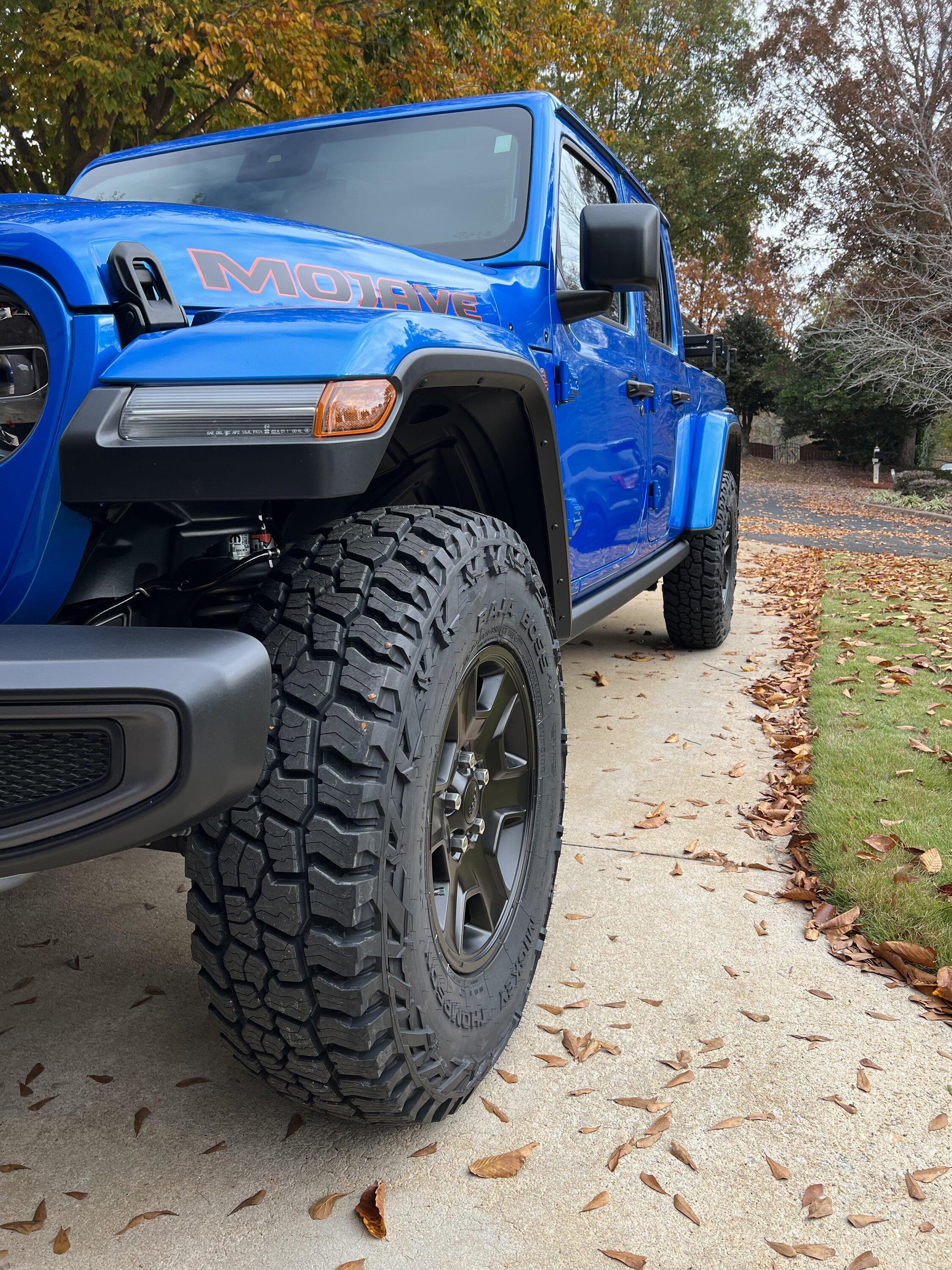 Jeep Gladiator Pizza Cutters - 35X10R17 Skinny Tires installed 7F6DC69A-1AD1-4B73-AA2C-4791D8502E98