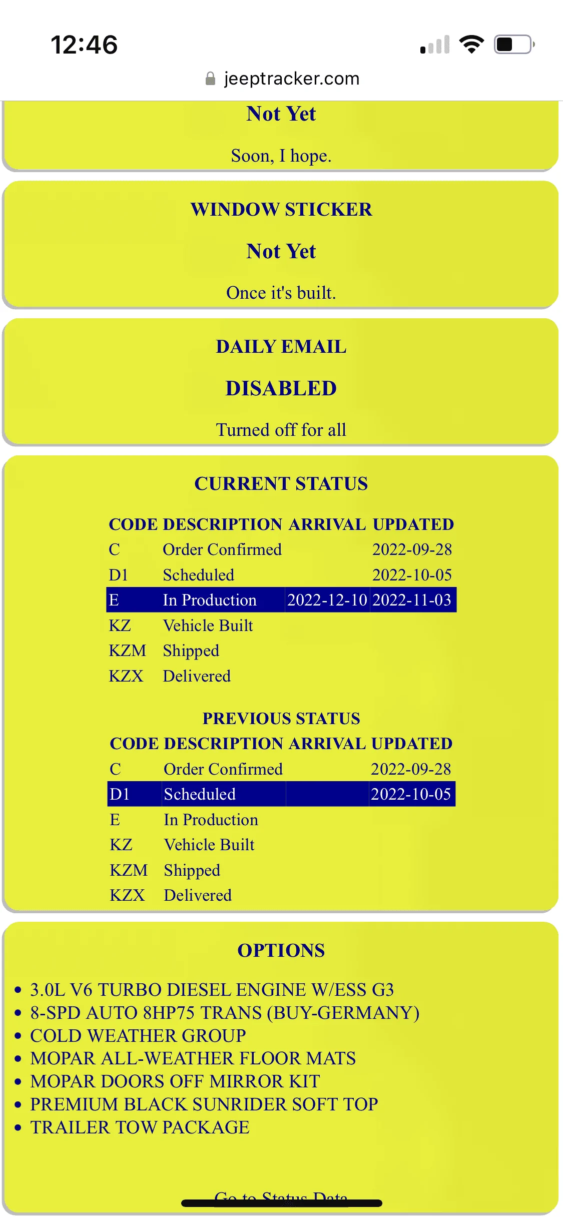 Jeep Gladiator 2023 Jeep Gladiator Order…What step are you in? 6D80BC8C-B24E-49F6-94D4-2BF399DDC2EB