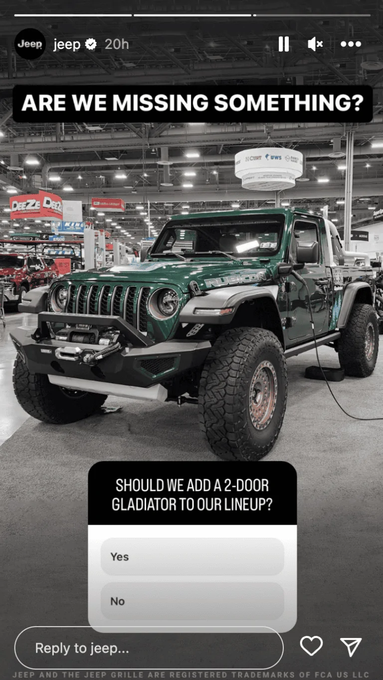 Jeep Gladiator 2 Door Gladiator 4xe @ SEMA - Quadratec truck Screen-Shot-2022-11-04-at-12.44.12-PM-768x1362