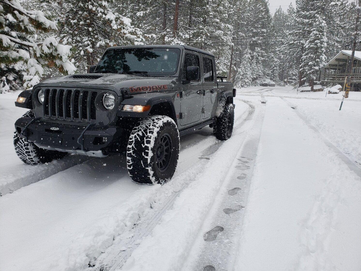 Jeep Gladiator Method Wheels showoff your setup Mojave snow