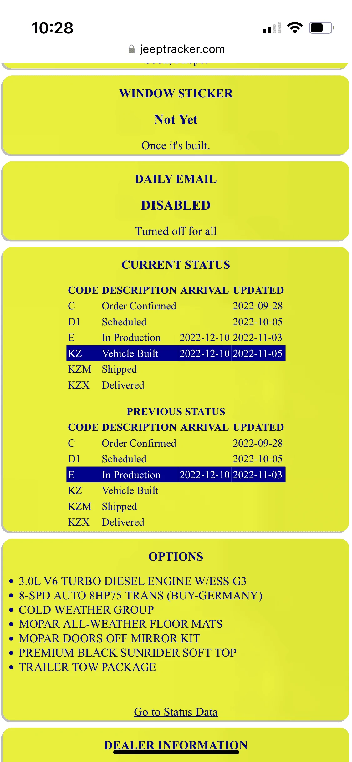 Jeep Gladiator 2023 Jeep Gladiator Order…What step are you in? BAF81575-B8A9-4458-B667-F491966FC185