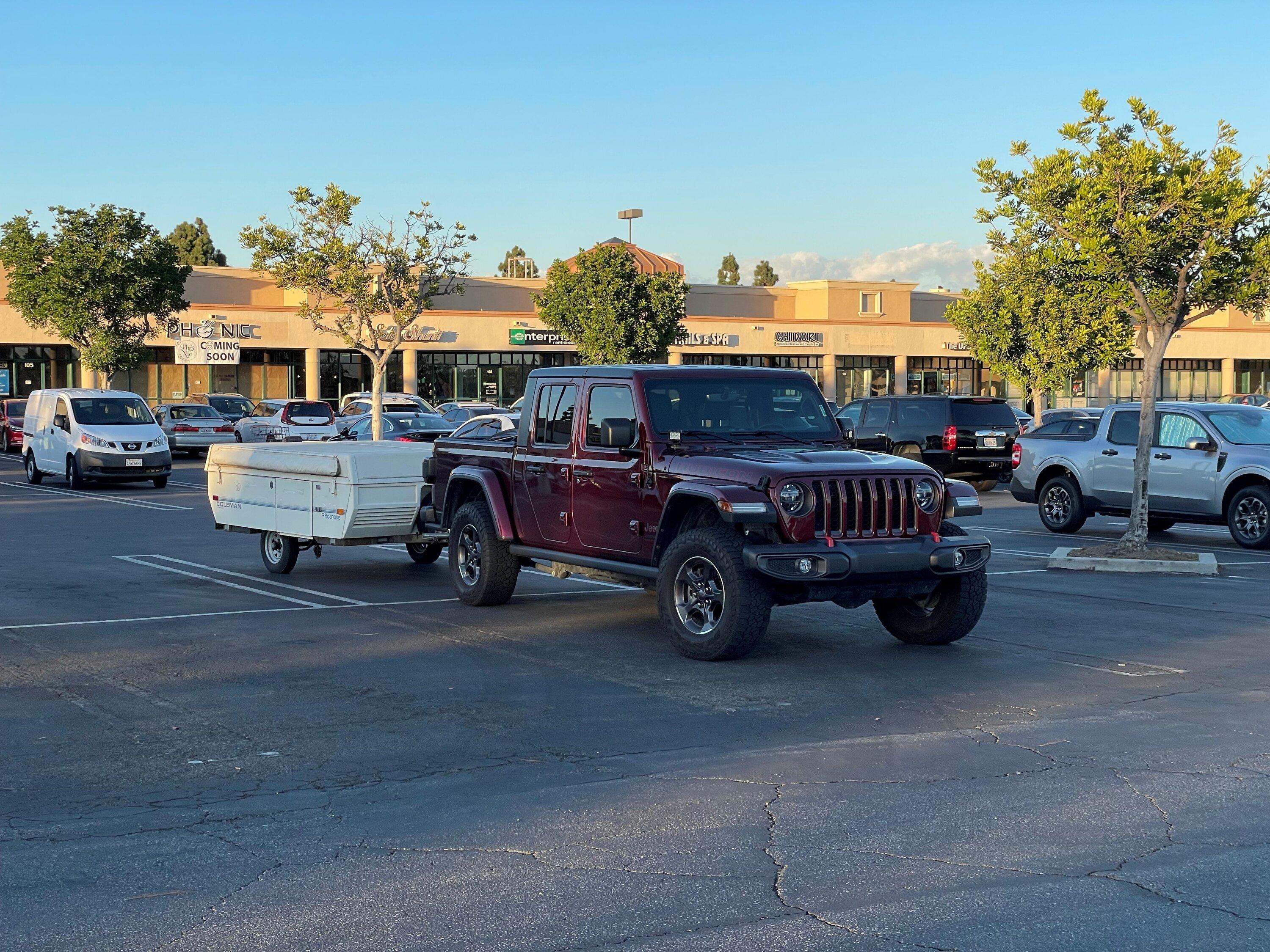 Jeep Gladiator What did you do WITH your Gladiator today? camper pic