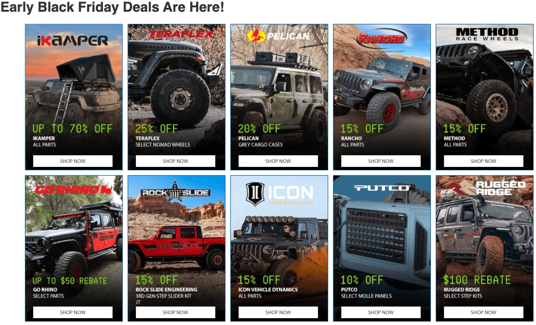 Jeep Gladiator Early Black Friday Deals are now OPEN! Screen Shot 2022-11-07 at 9.10.07 AM