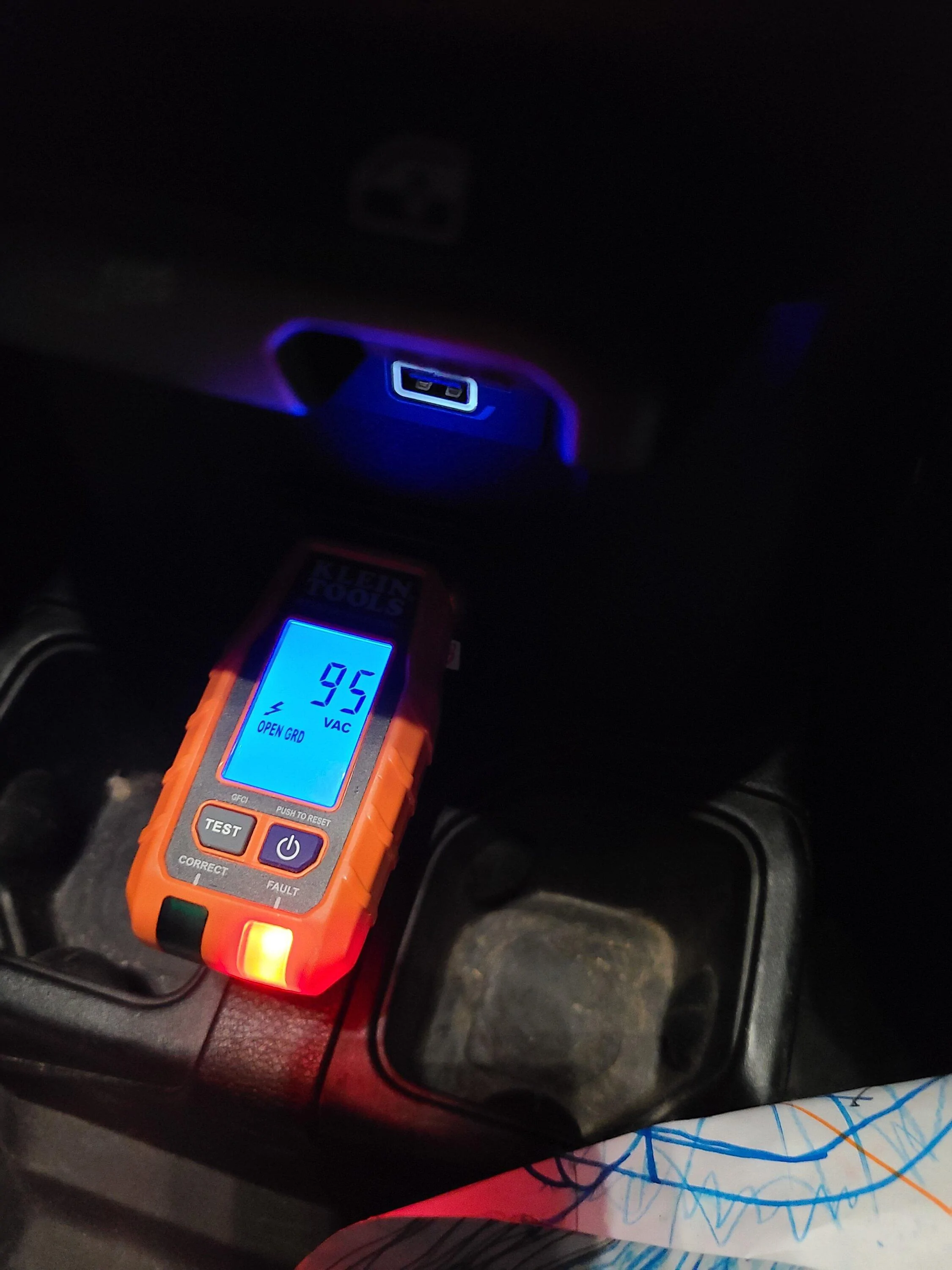 Jeep Gladiator Low Voltage at Outlet 20221107_164144