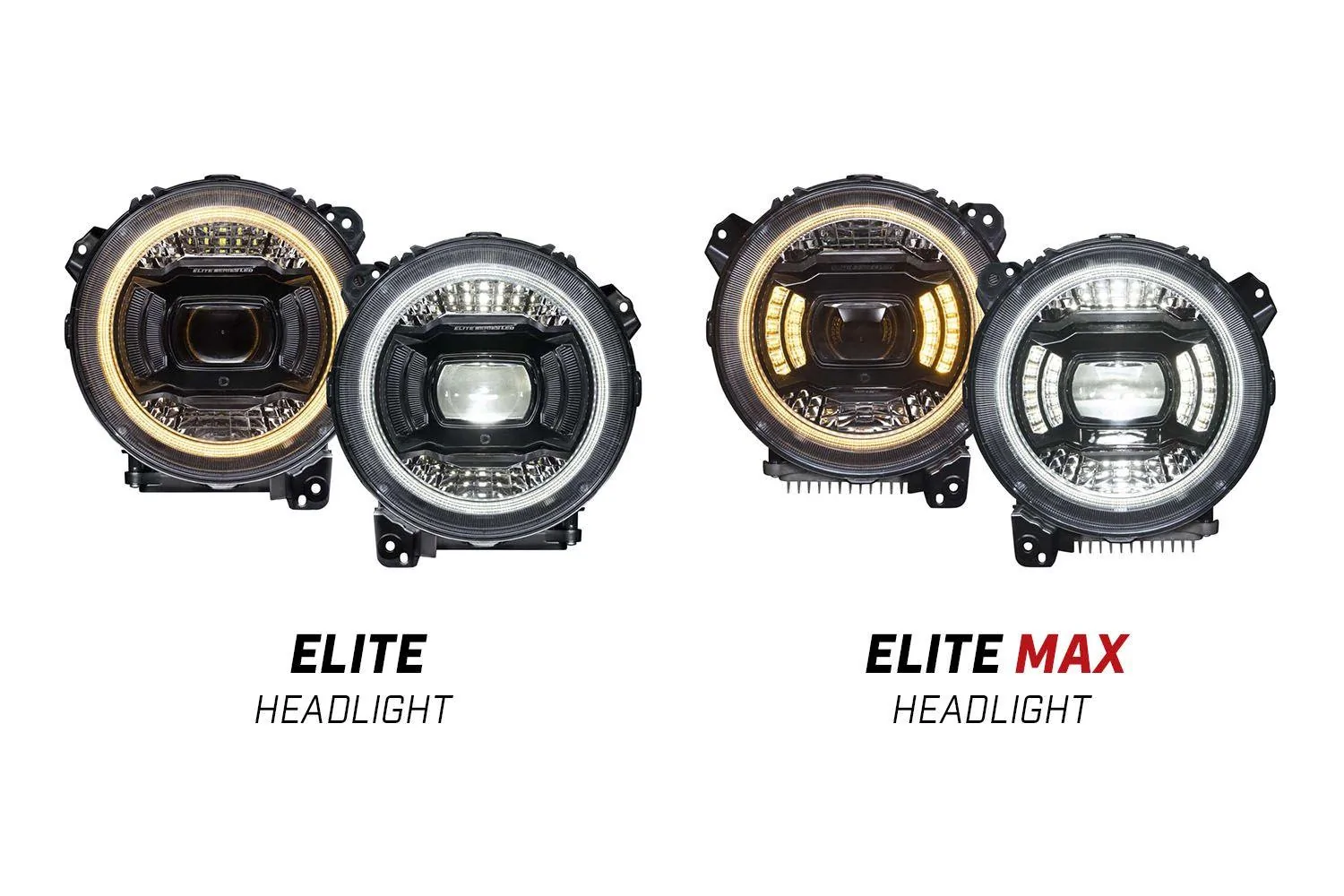 Jeep Gladiator NEW! Elite Series JL Wrangler & JT Gladiator LED Headlights from Diode Dynamics 5AXJKQS