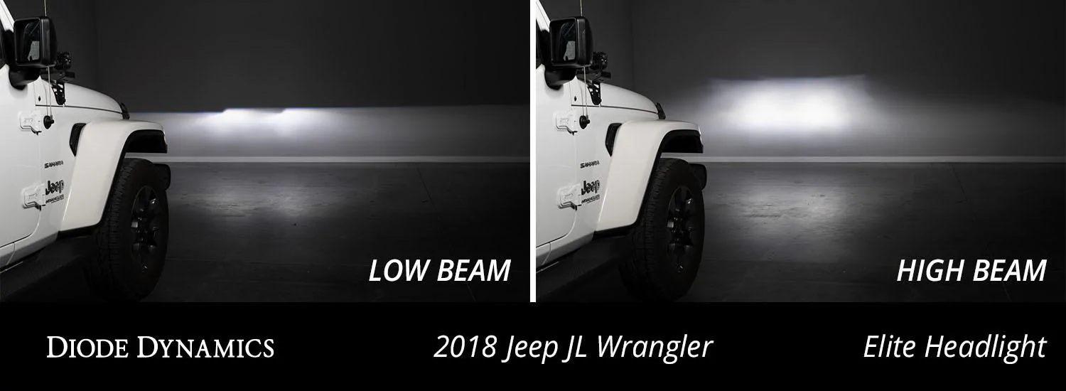 Jeep Gladiator NEW! Elite Series JL Wrangler & JT Gladiator LED Headlights from Diode Dynamics hfBjc6L
