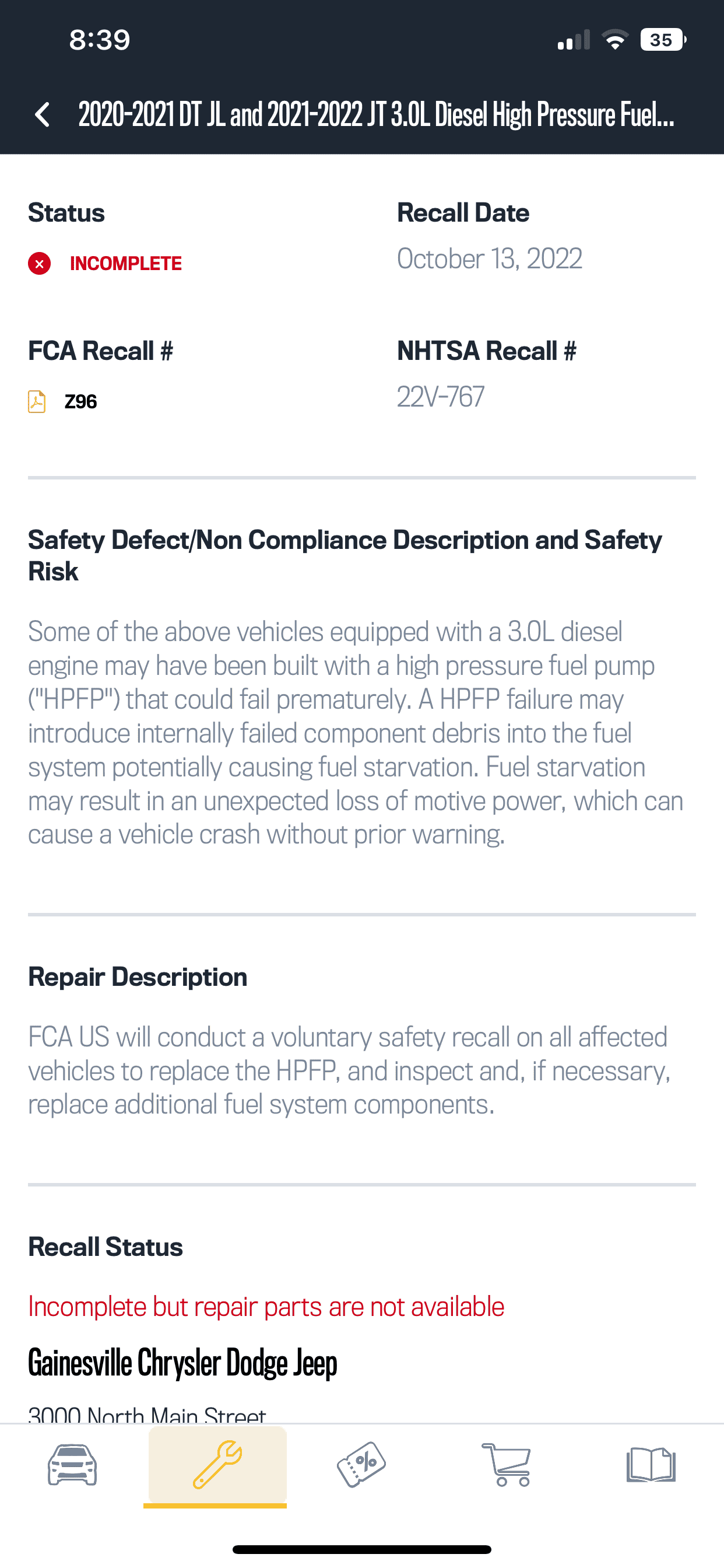 Jeep Gladiator Check engine light 20k miles P026C code 4A932B9A-9AE2-4941-9EBE-766FD9C485D8