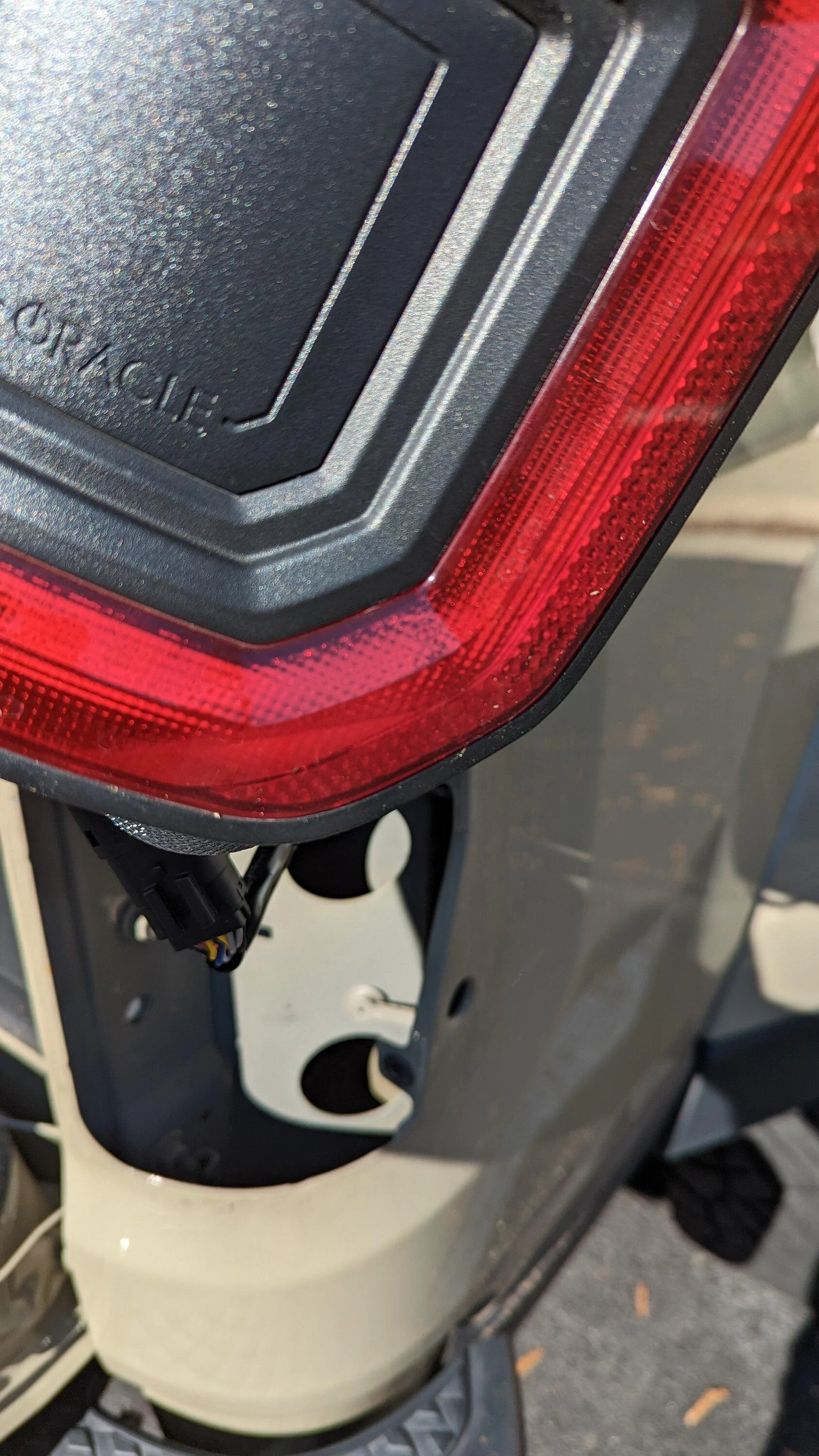 Jeep Gladiator Oracle Flush Mount Tail Lights Issues OracleTailLight-water
