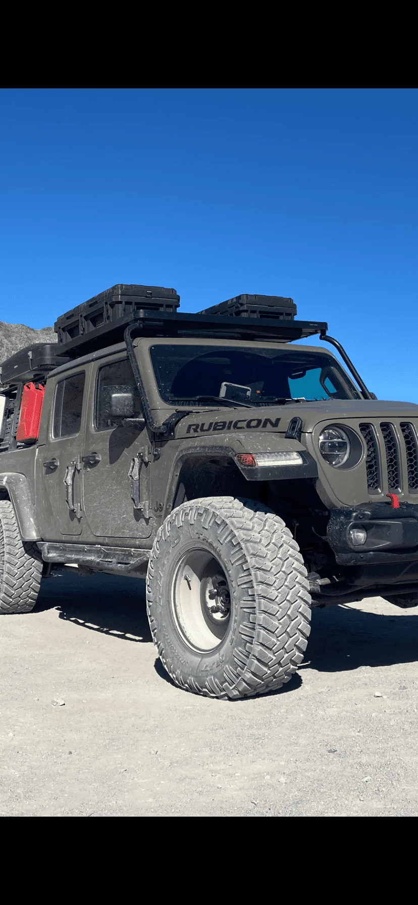 Jeep Gladiator Largest roof basket that doesn't interfere with front Freedom panels FAB46B2F-EB1E-4C57-818C-ABB8B4FF997F