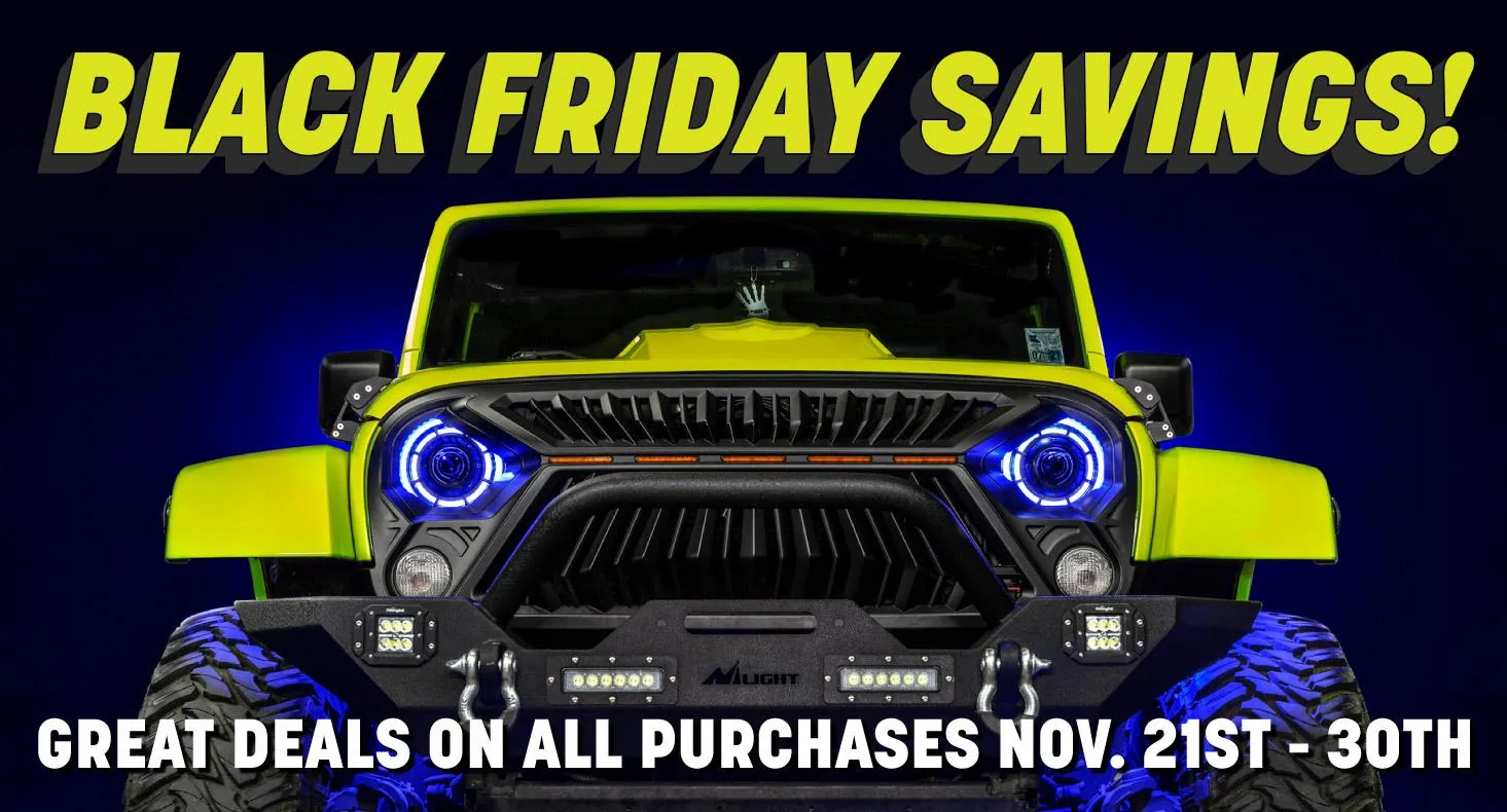 Jeep Gladiator ORACLE Lighting Black Friday Savings! blackfriday-promo-j