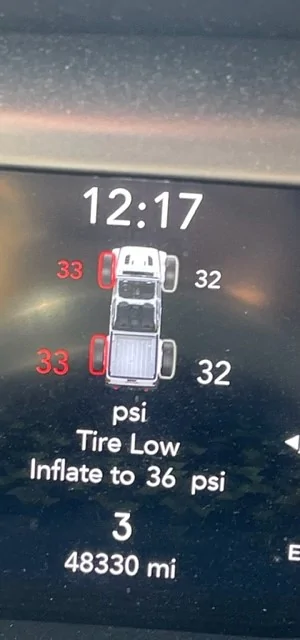 Jeep Gladiator TPMS Driving me crazy TP2
