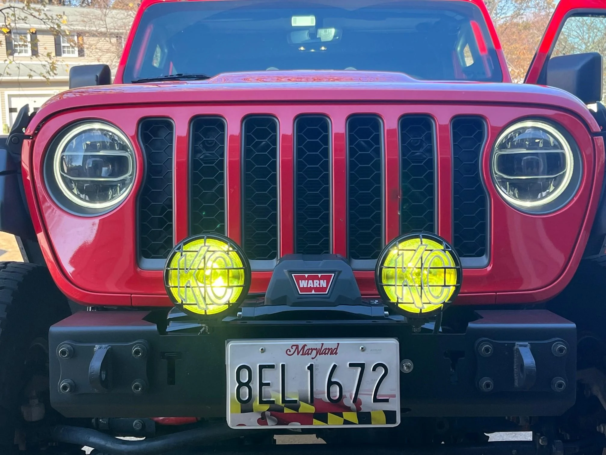 Jeep Gladiator KC Apollo Pro 6 LED Conversion and Tint Light 4