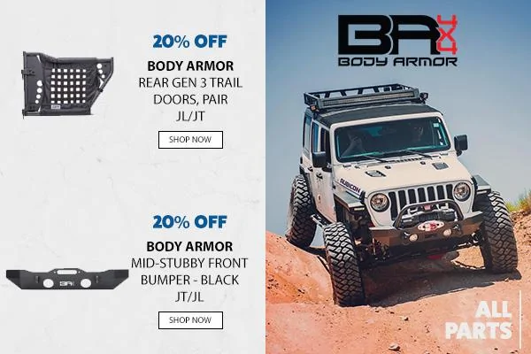 Jeep Gladiator More Black Friday Deals Start NOW! bodyarmor