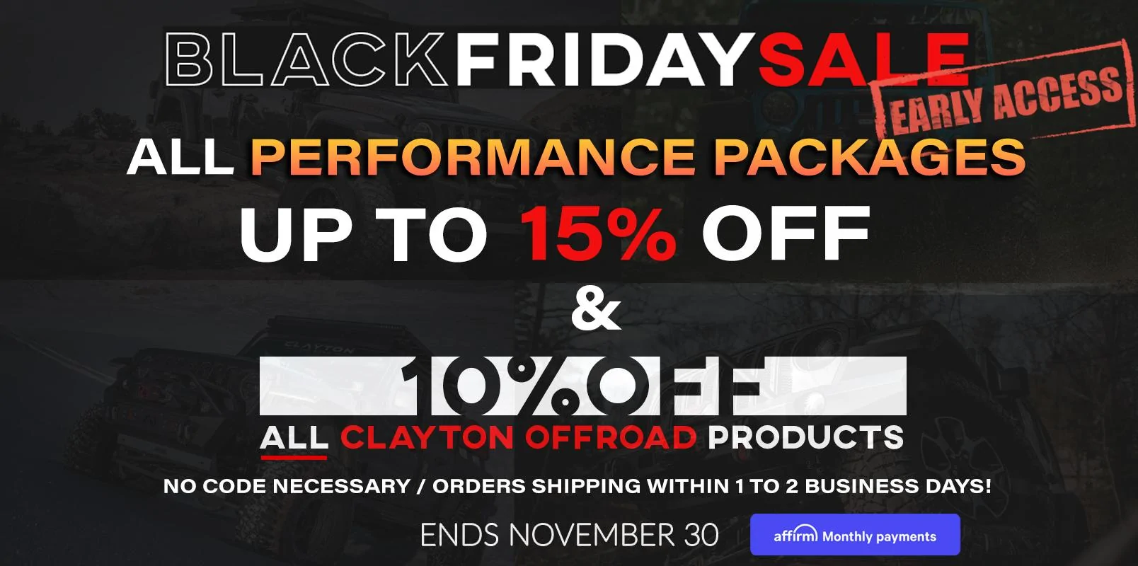 Jeep Gladiator BlackFriday + CyberMonday deals thread BLACK FRIDAY 2022