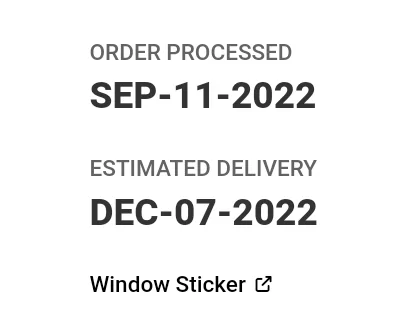 Jeep Gladiator 2023 Jeep Gladiator Order…What step are you in? Screenshot_20221119_210058