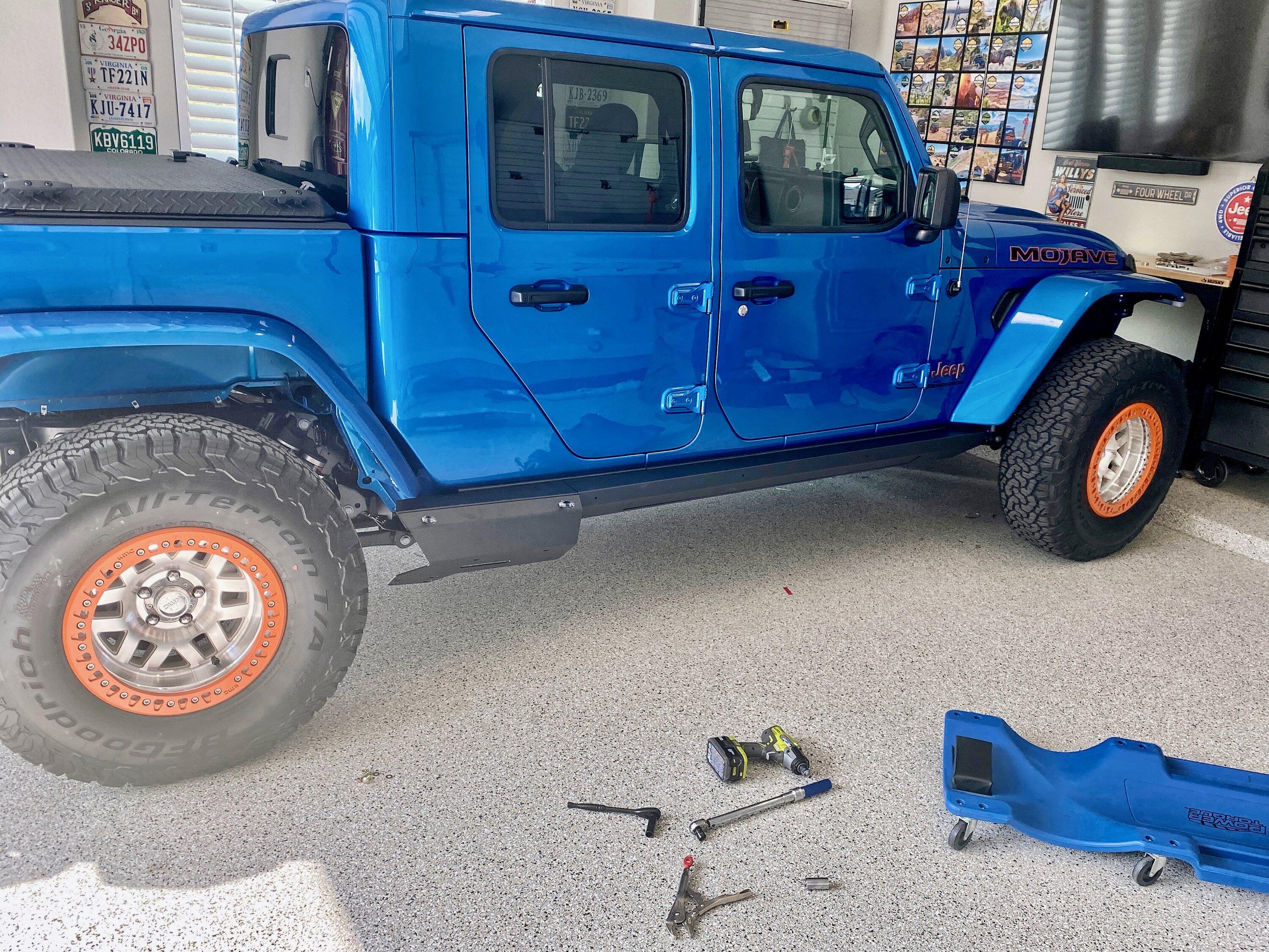 Jeep Gladiator The Blue Babe Build - 2021 HEMI 392 Swapped Mojave IMG_6324