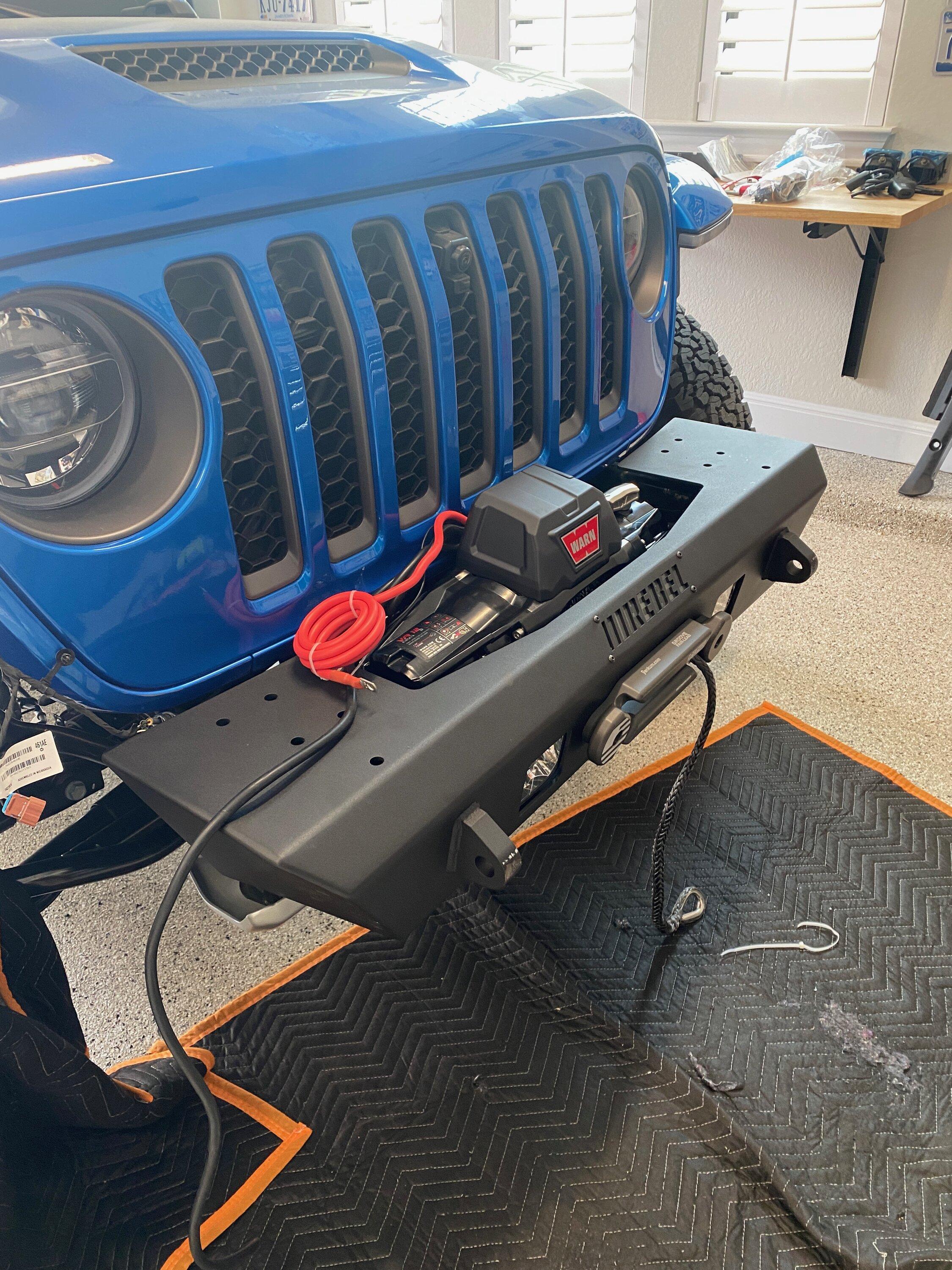 Jeep Gladiator The Blue Babe Build - 2021 HEMI 392 Swapped Mojave IMG_6819