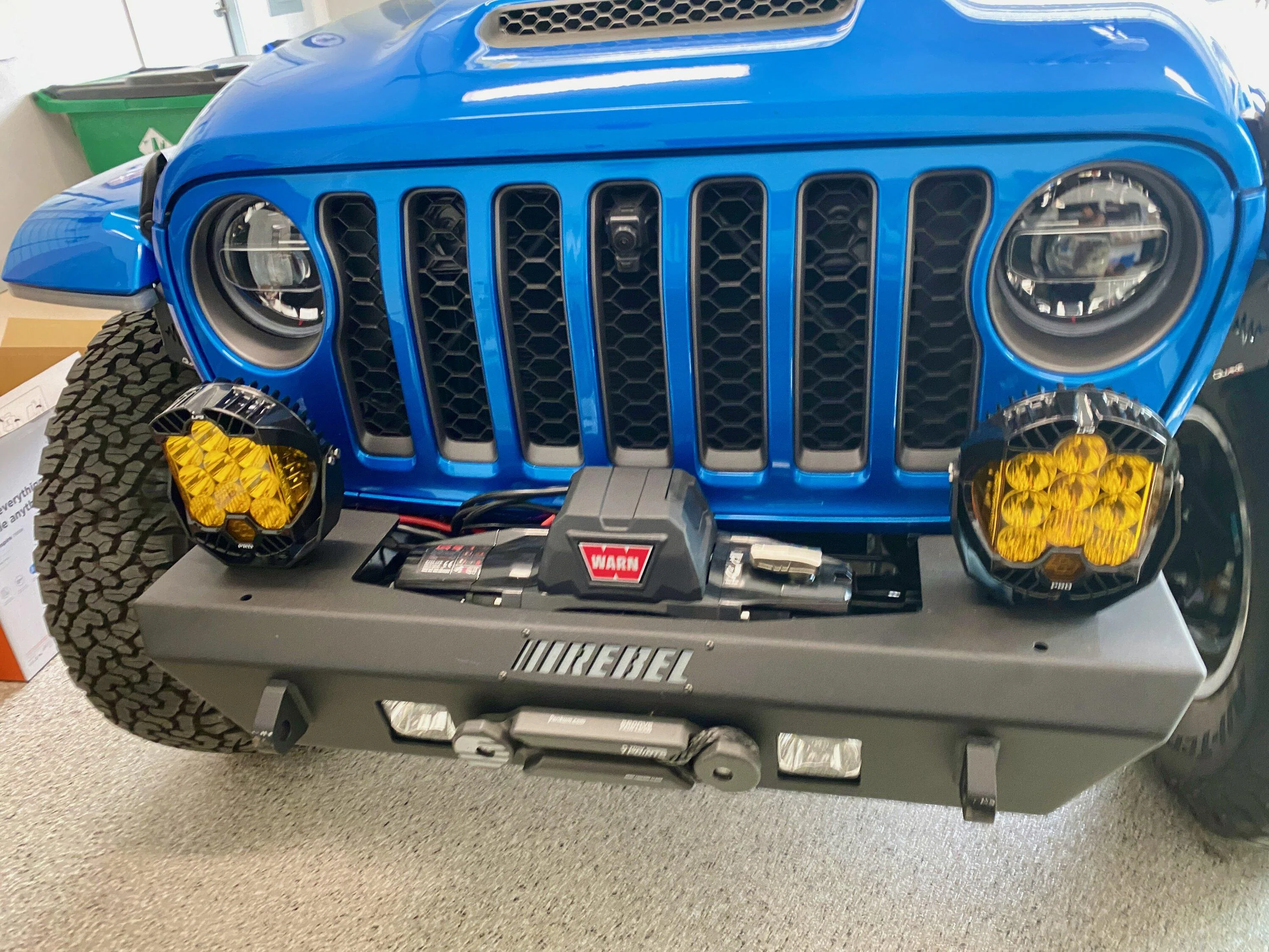 Jeep Gladiator The Blue Babe Build - 2021 HEMI 392 Swapped Mojave IMG_6956