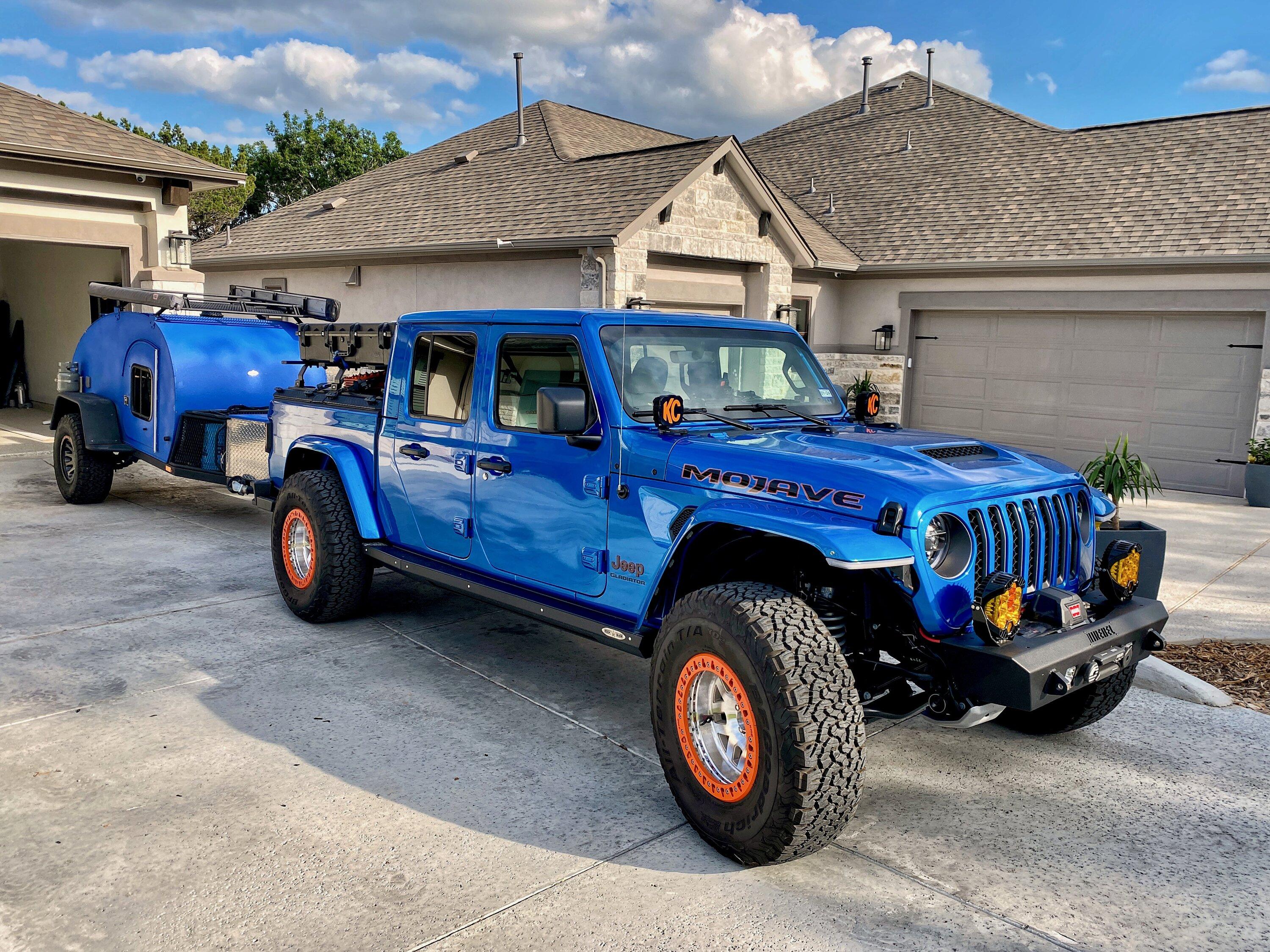 Jeep Gladiator The Blue Babe Build - 2021 HEMI 392 Swapped Mojave IMG_7032