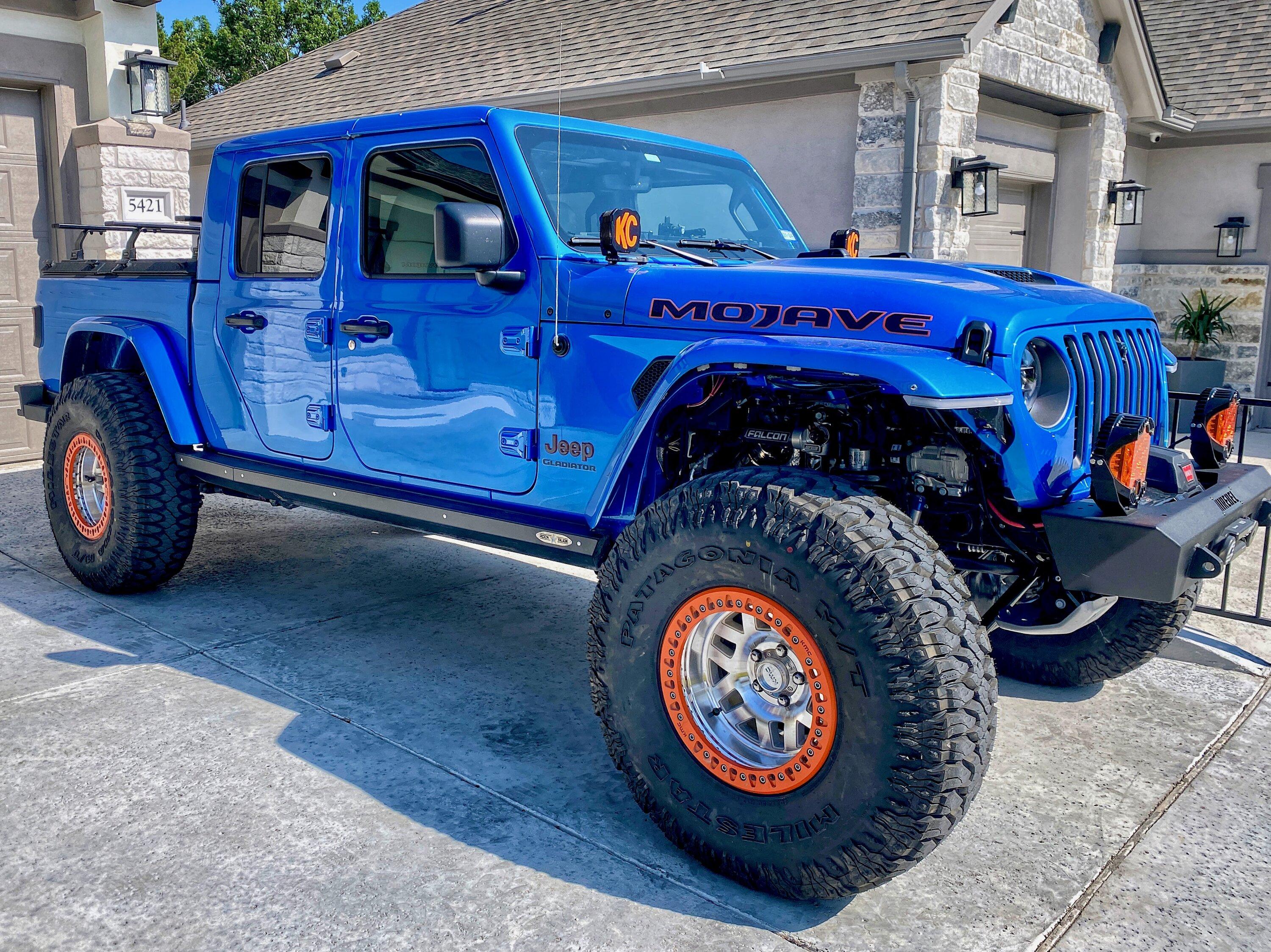 Jeep Gladiator The Blue Babe Build - 2021 HEMI 392 Swapped Mojave IMG_7208