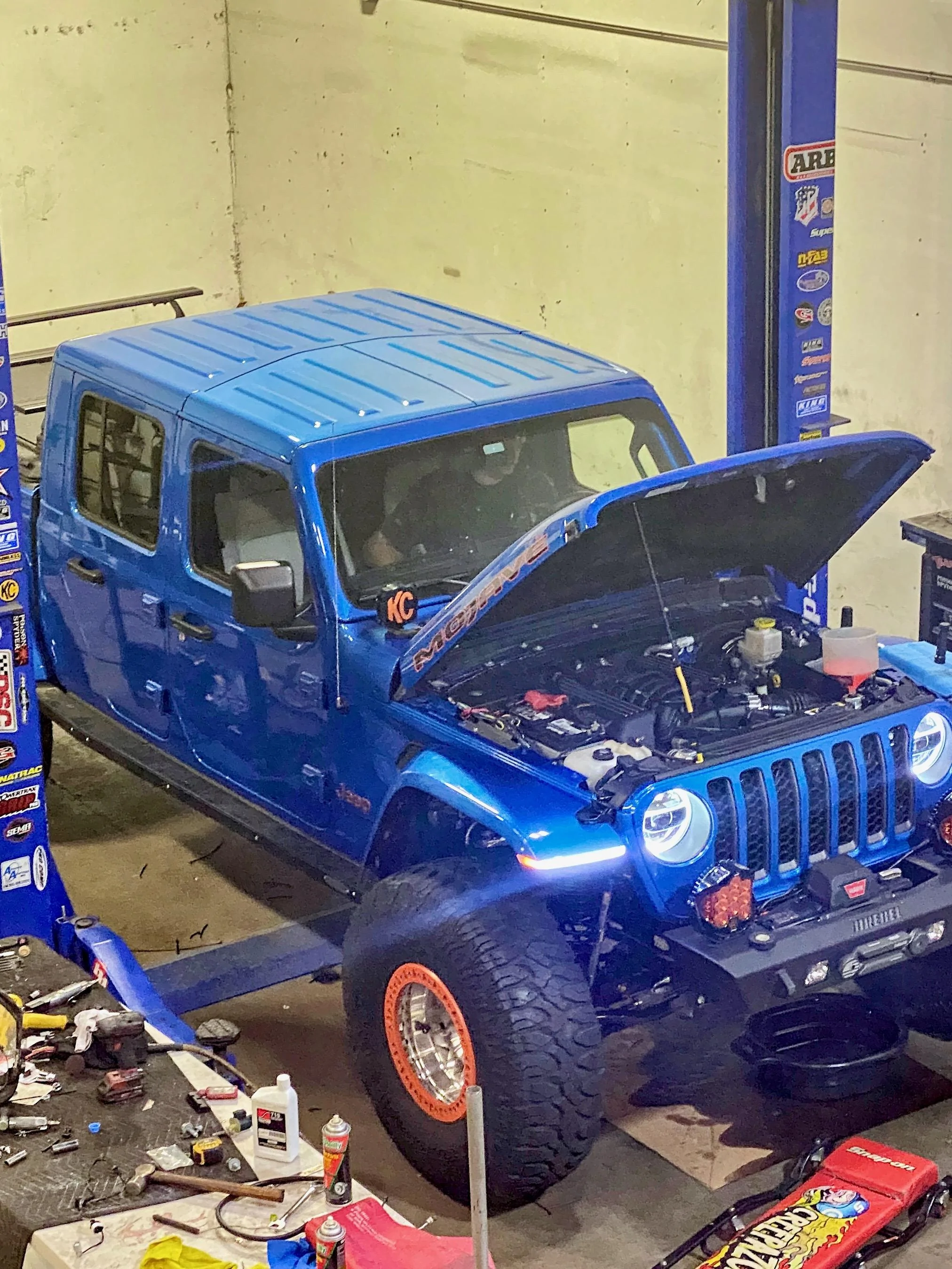 Jeep Gladiator The Blue Babe Build - 2021 HEMI 392 Swapped Mojave IMG_8245