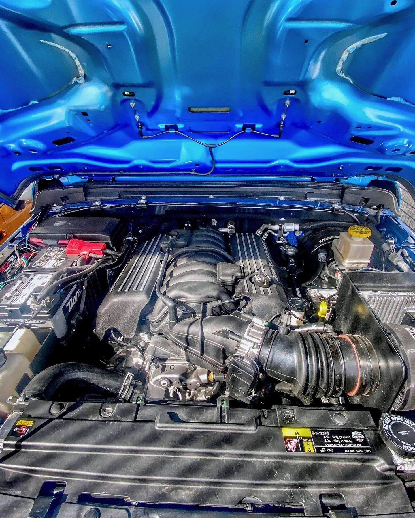 Jeep Gladiator The Blue Babe Build - 2021 HEMI 392 Swapped Mojave IMG_9624
