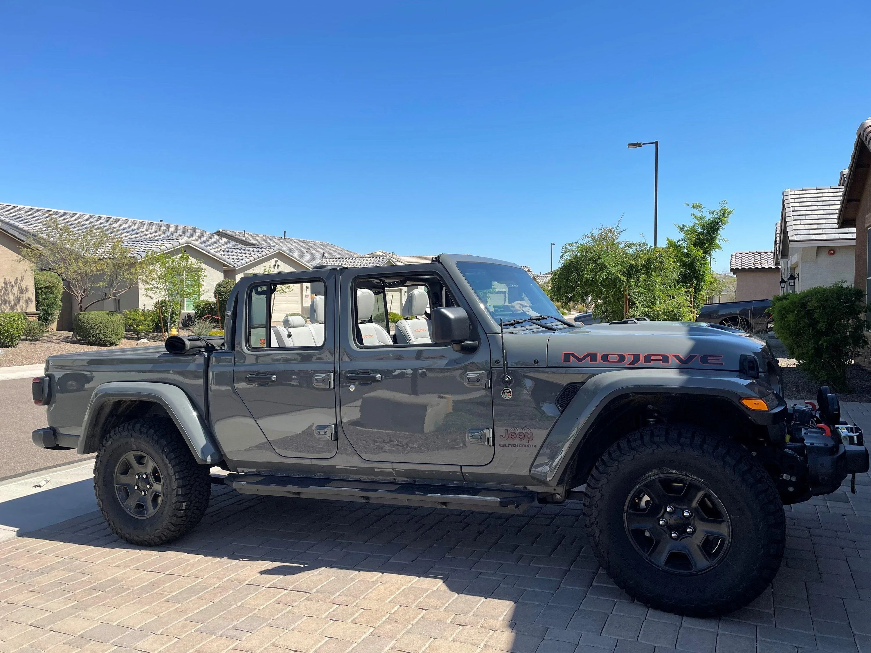 Jeep Gladiator Alu-Cab Contour Canopy Roll Call - not Camper JT_35sideToplessPassenger