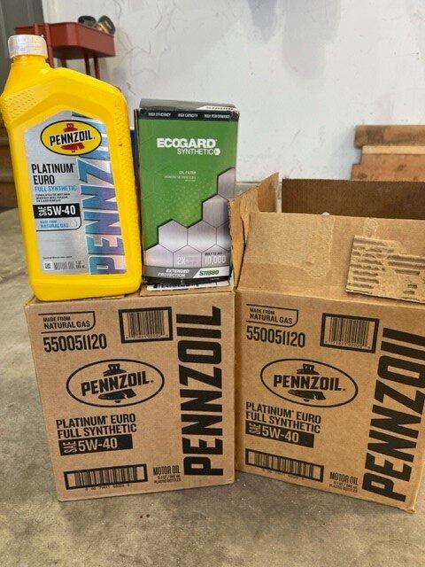Jeep Gladiator Pennzoil Platinum Euro Full Synthetic 5w-40 Ecodiesel MS10725 oil1