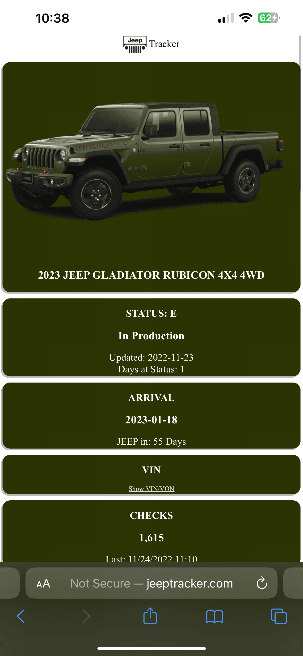 Jeep Gladiator 2023 Jeep Gladiator Order…What step are you in? E62726FC-6B4F-49AE-B316-A2A8129C4A13