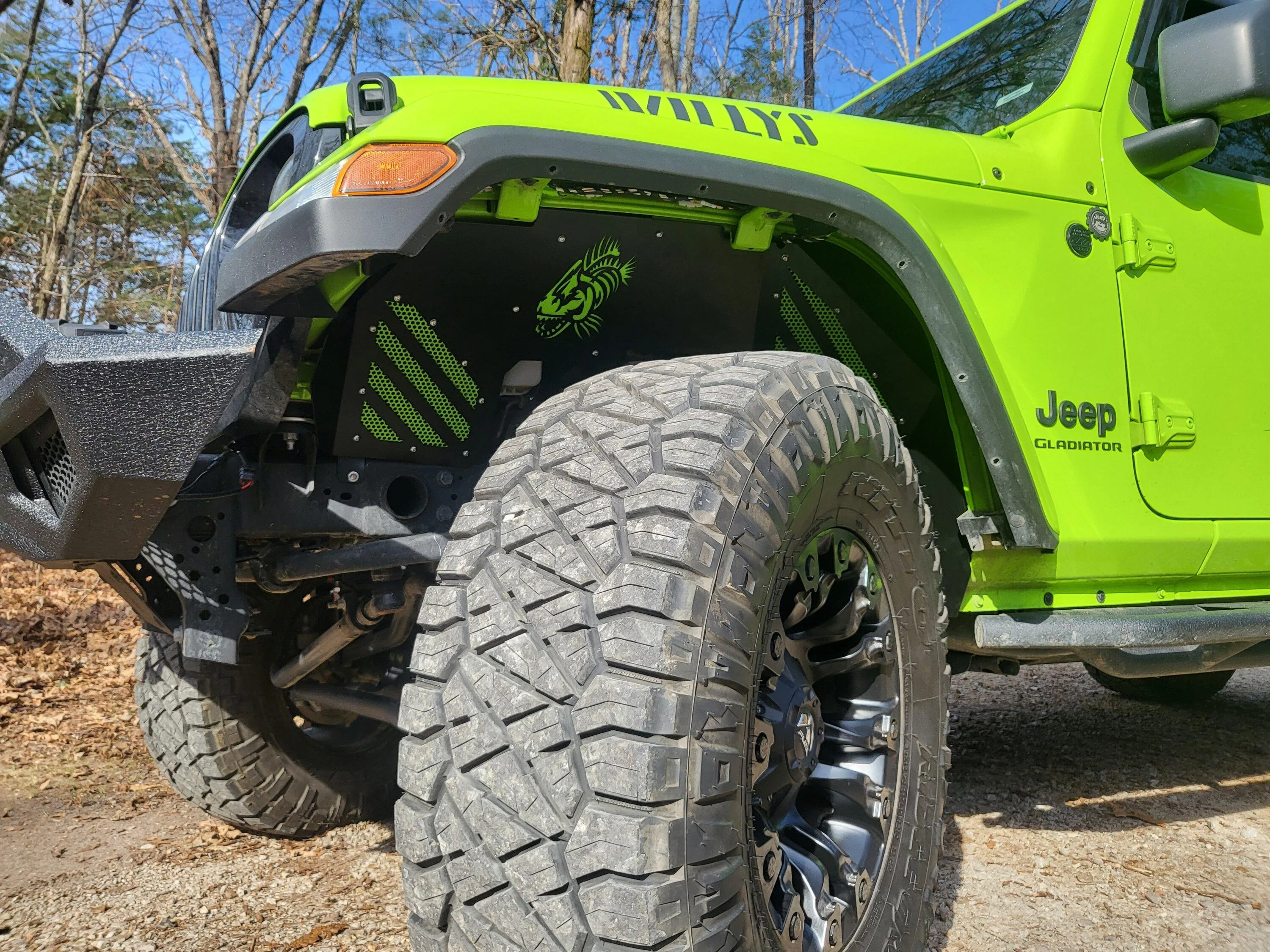 Jeep Gladiator Inner Fenders Installed 20221124_101302