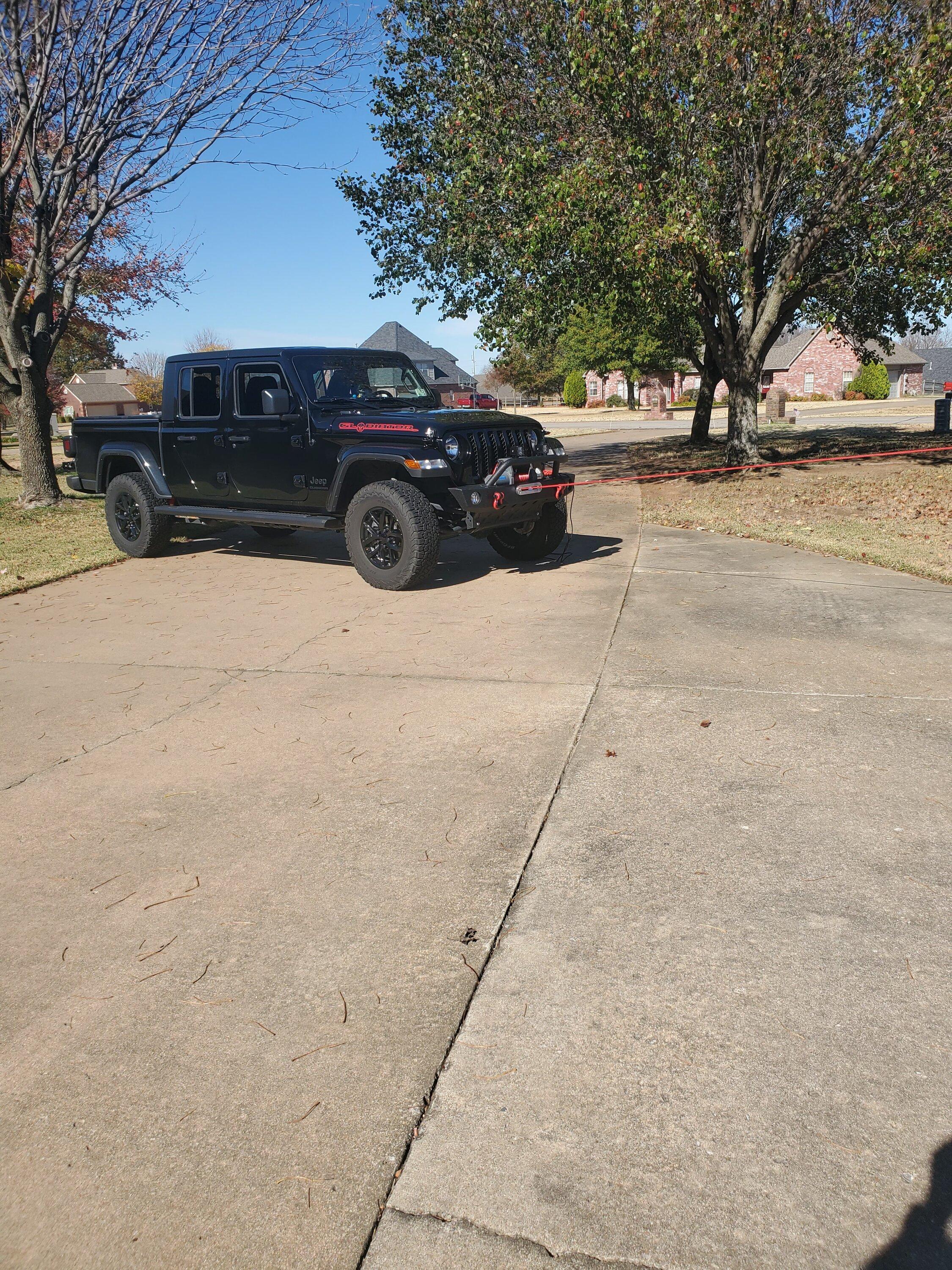 Jeep Gladiator If You Have a Winch........ 20221105_134830