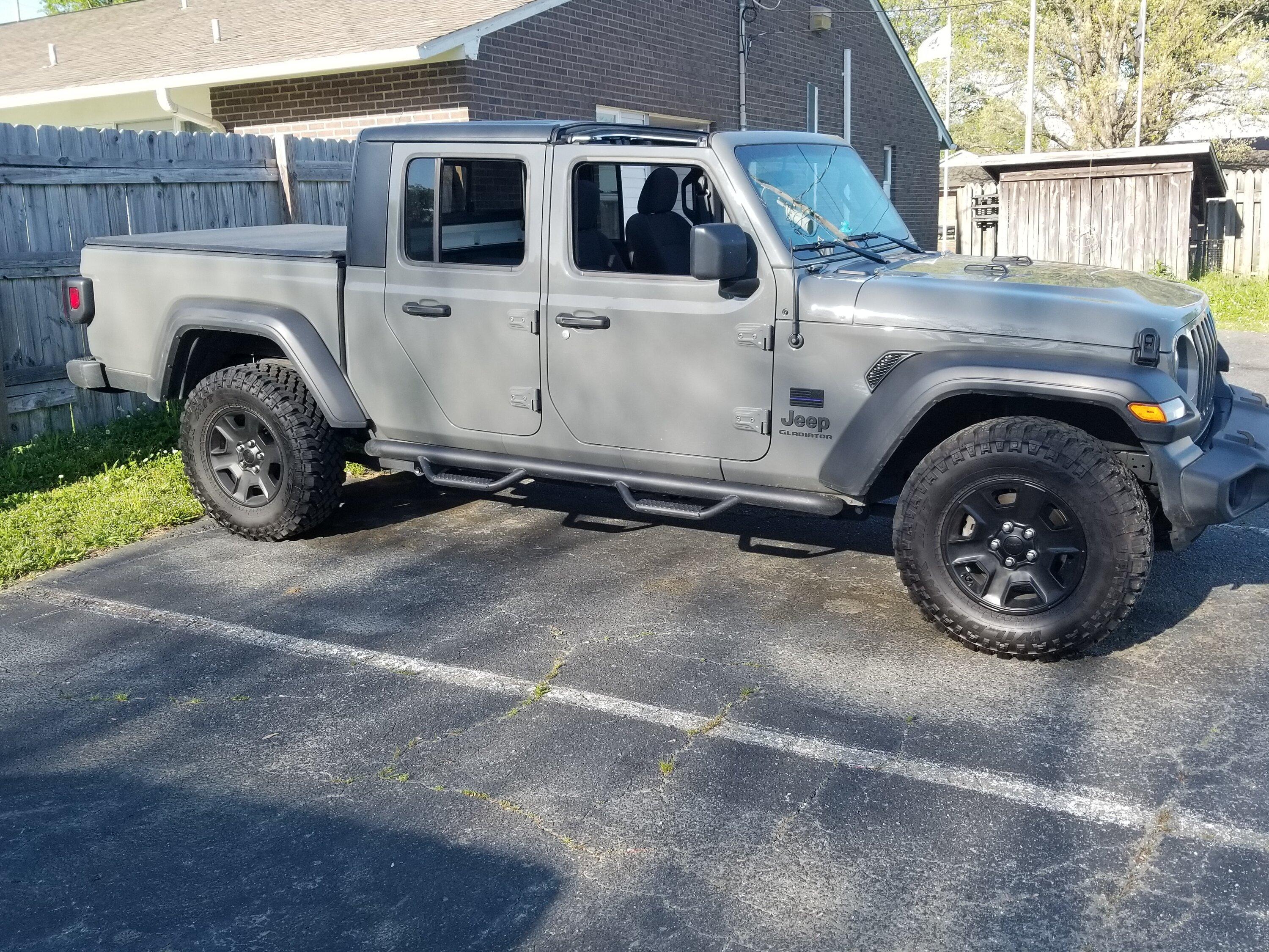 Jeep Gladiator Jk wheels on overland 20210412_174954