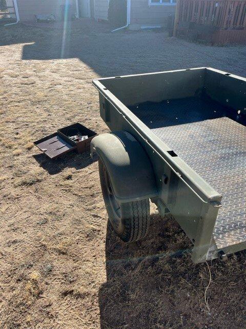 Jeep Gladiator 4x6 Adventure/Jeep trailer (1947 David Bradley). 1947DB(4)