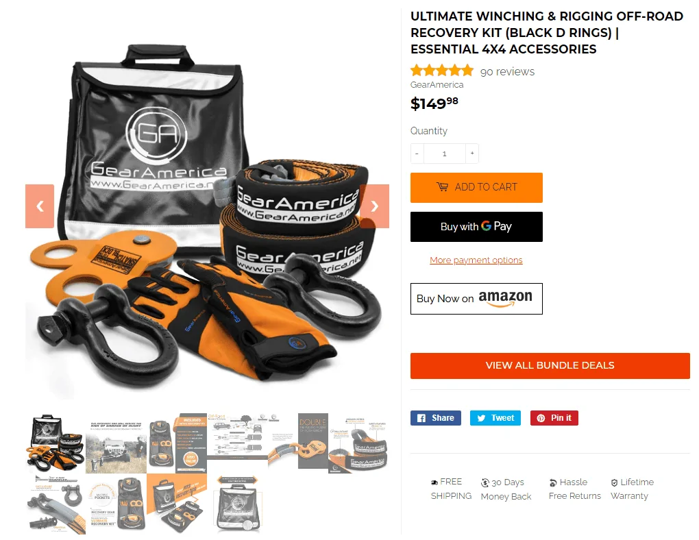 Jeep Gladiator New Recovery Gear Kit $110 Screenshot 2022-11-28 143852