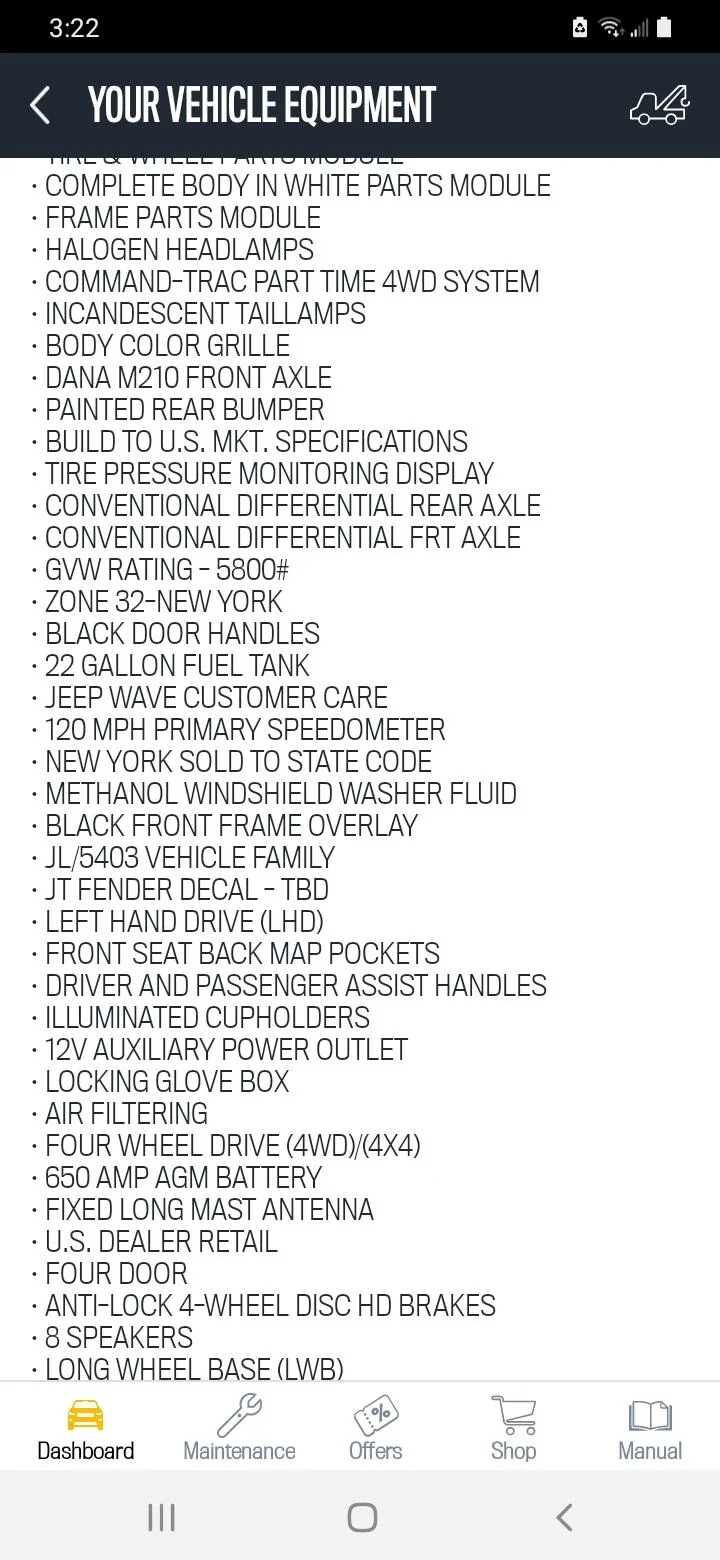 Jeep Gladiator 4 extra gallons......where is it? Look MOM I can read with my eyes closed!! Screenshot_20221128-152205_My J