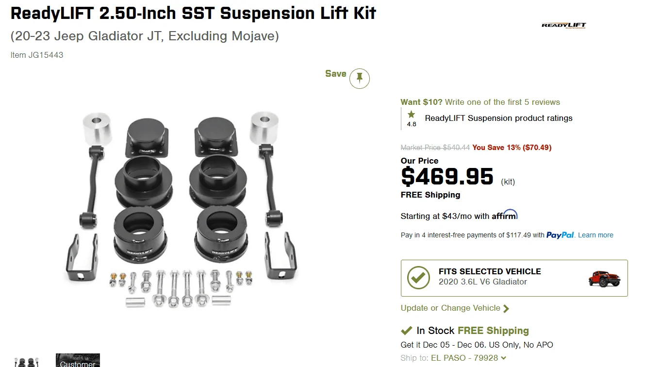 Jeep Gladiator Level or Lift? Help the new guy 1669754452582