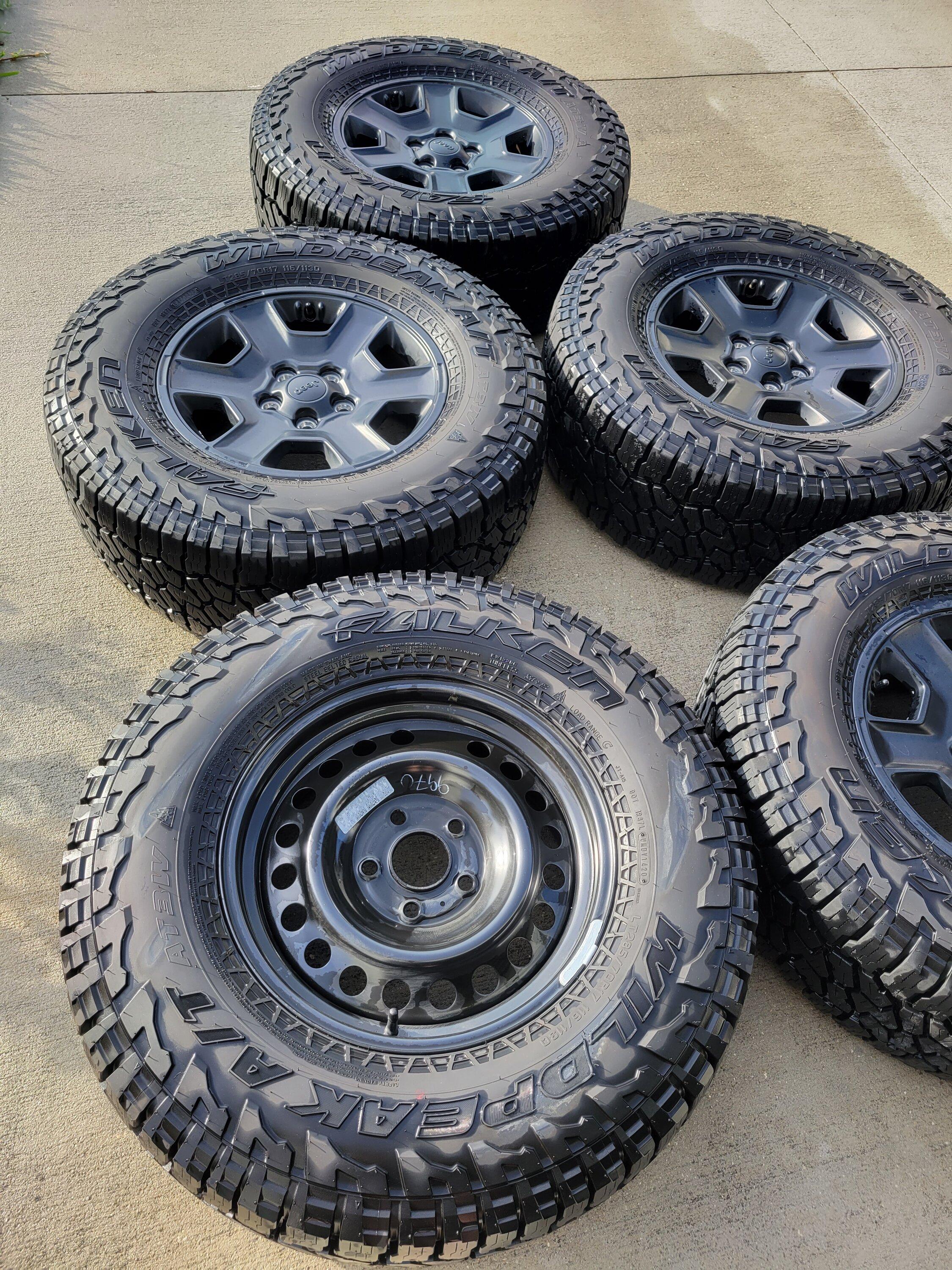 Jeep Gladiator Mojave Takeoffs + Spare: $850 20221130_084251
