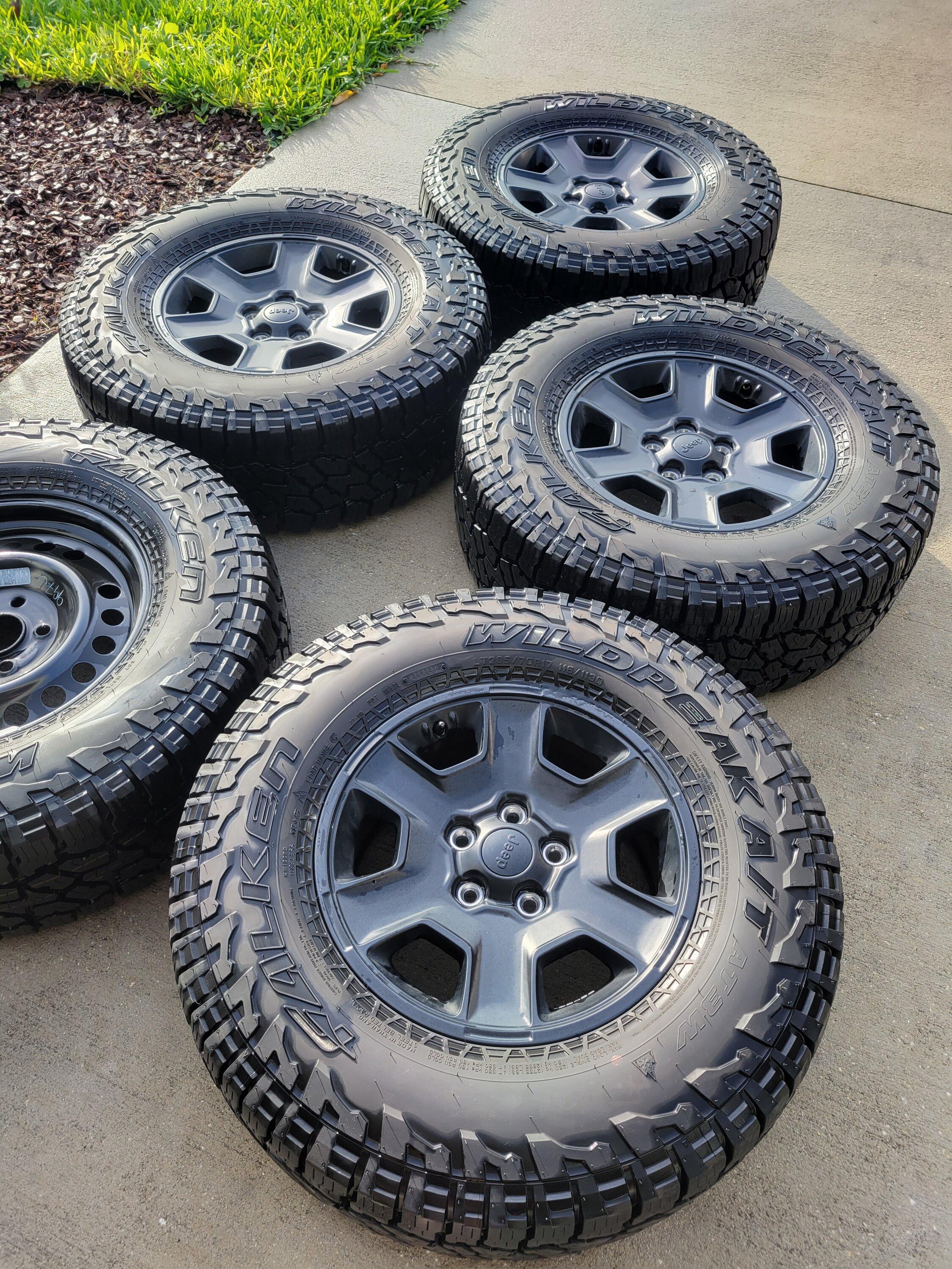 Jeep Gladiator Mojave Takeoffs + Spare: $850 20221130_084256