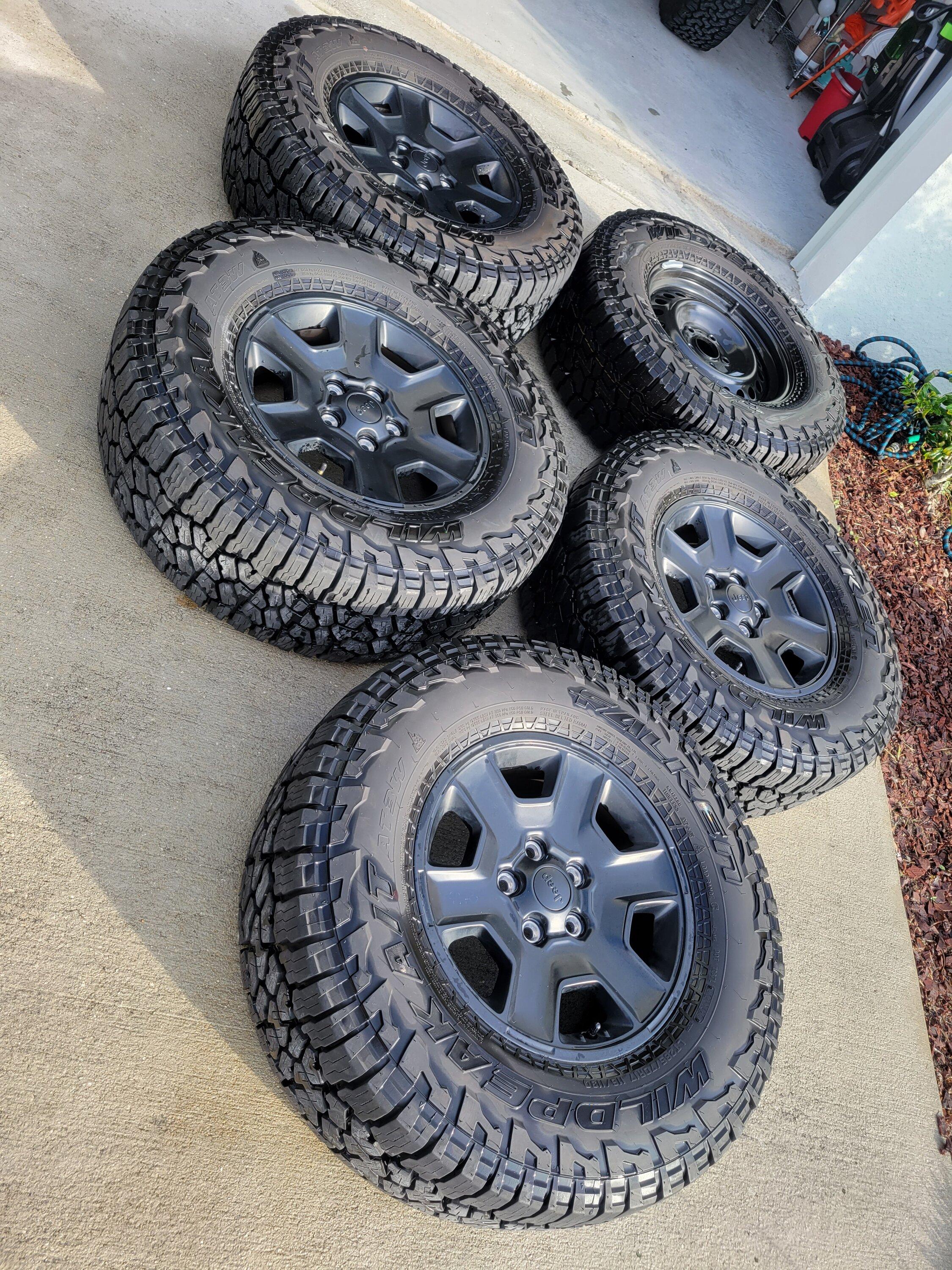 Jeep Gladiator Mojave Takeoffs + Spare: $850 20221130_084324