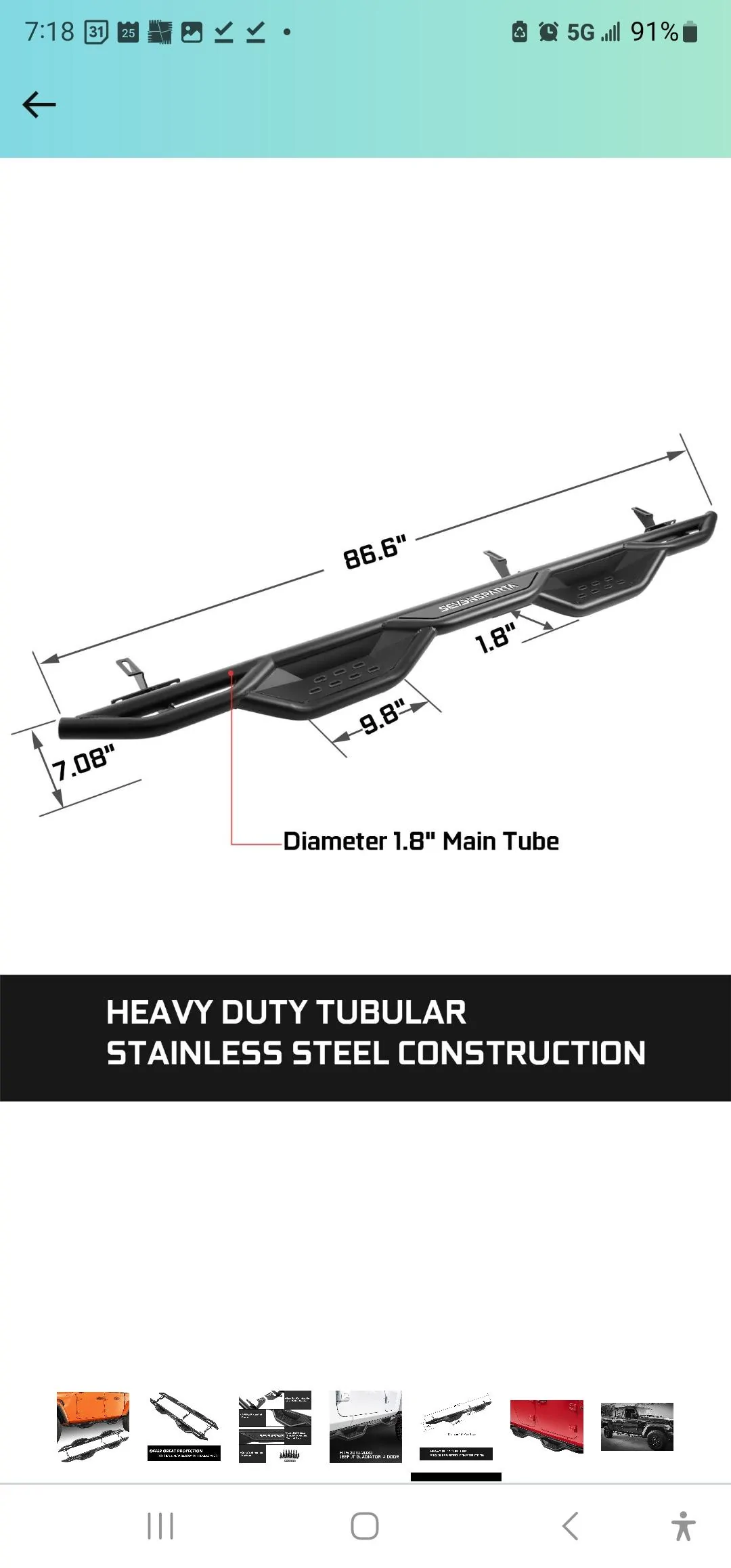 Jeep Gladiator FS- accesories Screenshot_20221125_071812_Amazon Shopping