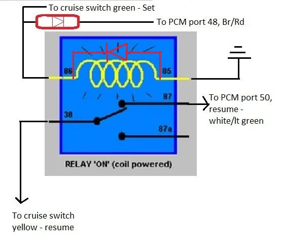 Jeep Gladiator Can the dealer disable license plate lights in reverse? cruise-relay-on-diode-3