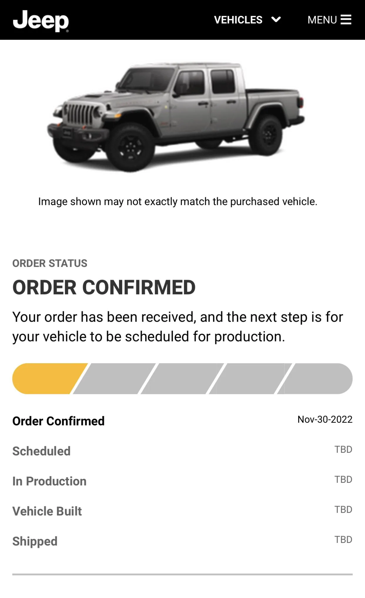 Jeep Gladiator 2023 Jeep Gladiator Order…What step are you in? 4EF4D333-4133-449D-973E-DBD1B3212CB7