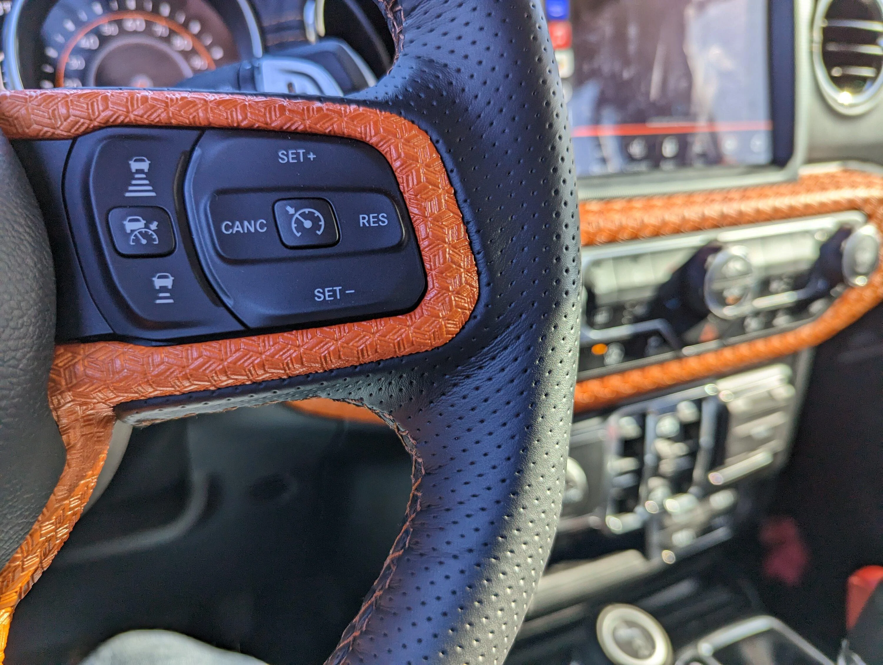 Jeep Gladiator Custom Steering wheel & HVAC trim panels 2022-11-26 11.26.42